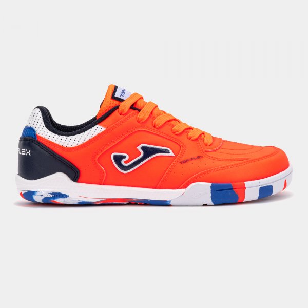 JOMA - Top Flex Junior Barefoot 2608 Naranja Indoor - Zapatillas barefoot de fútbol sala para niños grandes-Joma-Cacles Barefoot-Tienda de calzado barefoot respetuoso minimalista