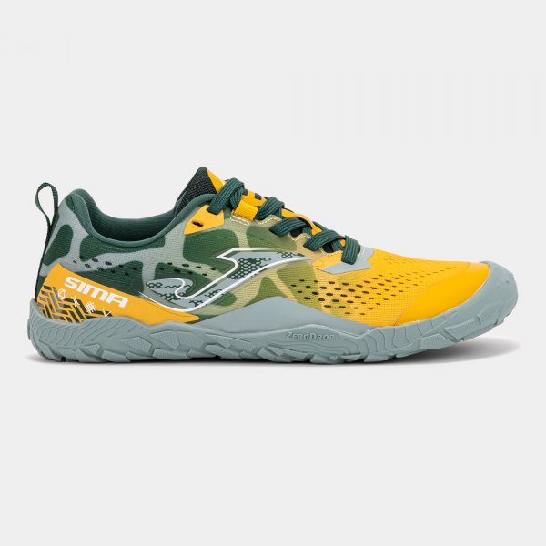 JOMA - Sima Junior 2628 Naranja Saffron - Zapatillas barefoot infantiles / juveniles para trail y senderismo