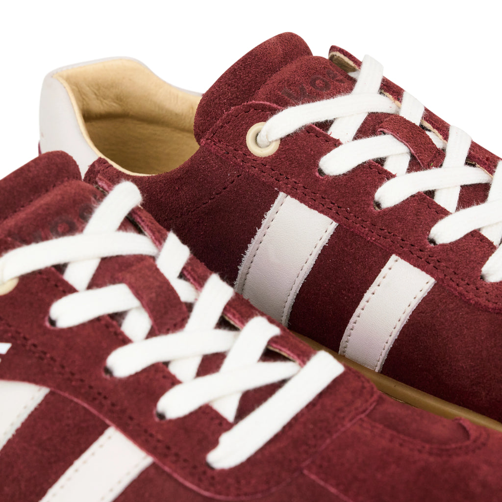 Koel ILA Suede Bordo - Zapatillas Barefoot  Cacles Barefoot