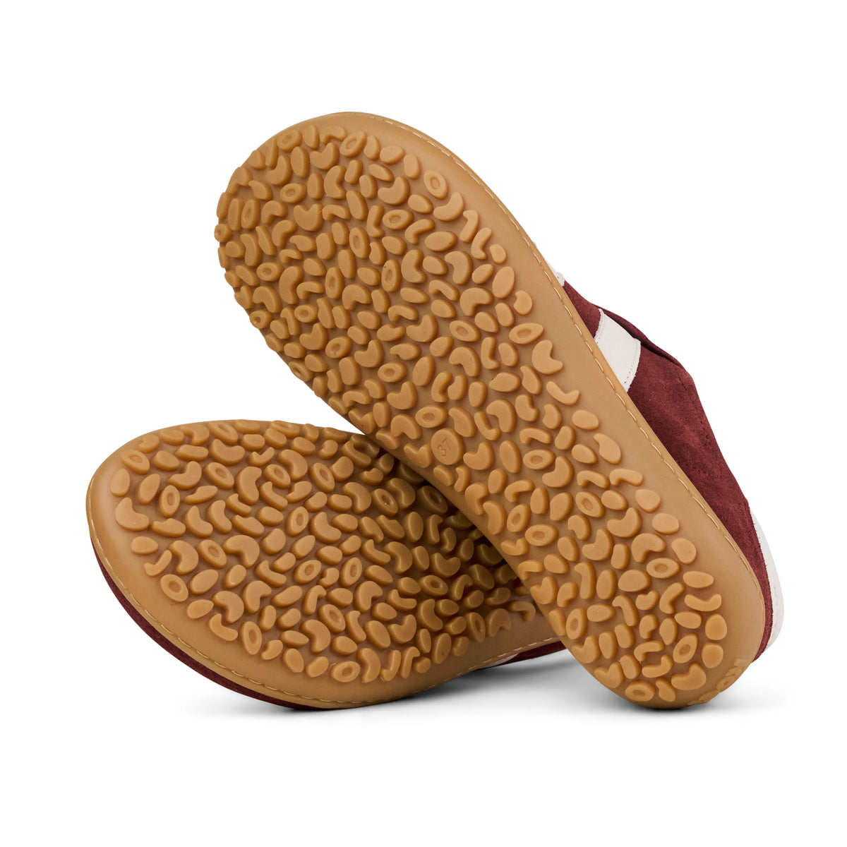 Koel ILA Suede Bordo - Zapatillas Barefoot  Cacles Barefoot