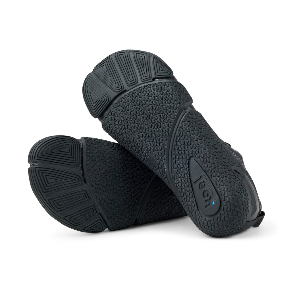 Koel NILA Fabrics Black - Zapatillas barefoot para gimnasio y entrenamiento de mujer negras