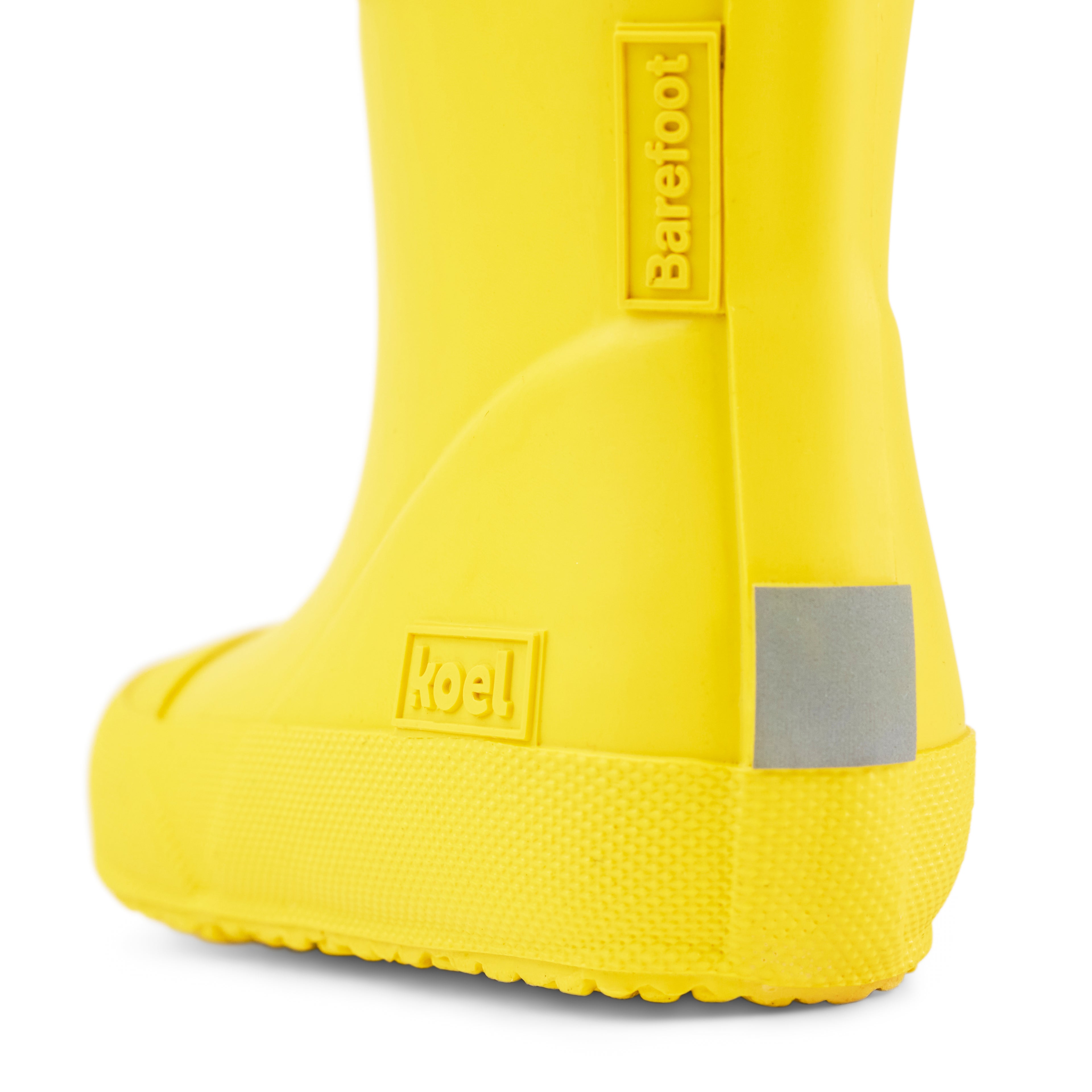 Koel Wibi Yellow - botas de agua respetuosas de primeros pasos amarillas