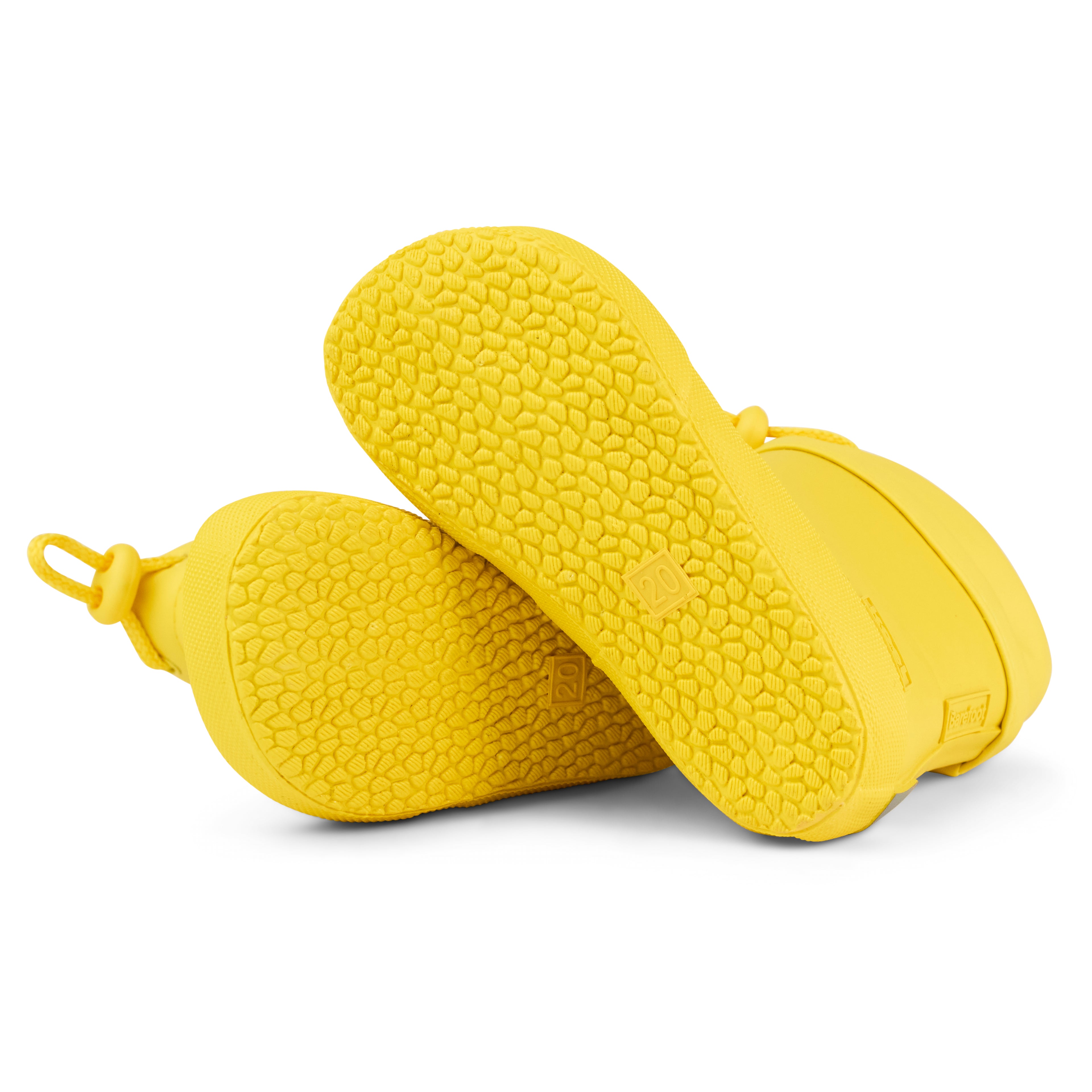 Koel Wibi Yellow - botas de agua respetuosas de primeros pasos amarillas