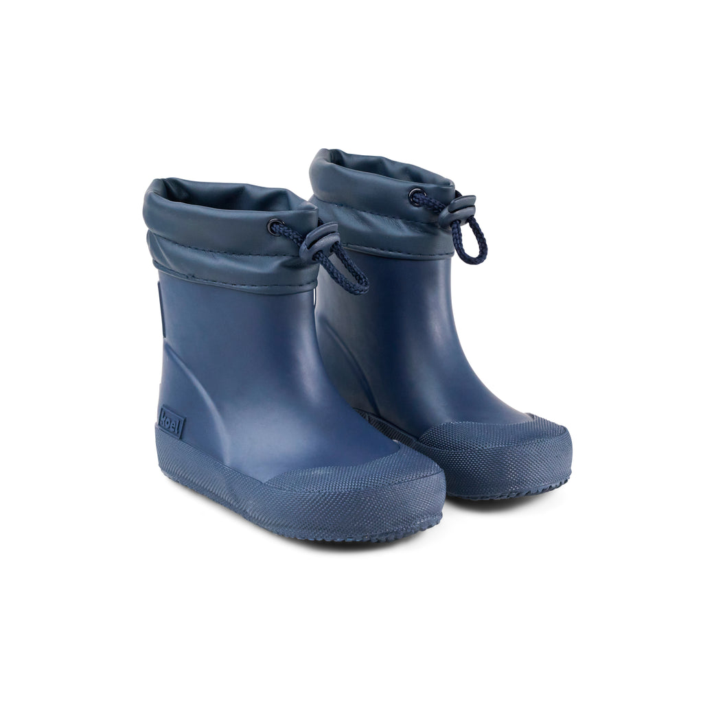 Koel Wibi Blue - botas de agua respetuosas de primeros pasos azules