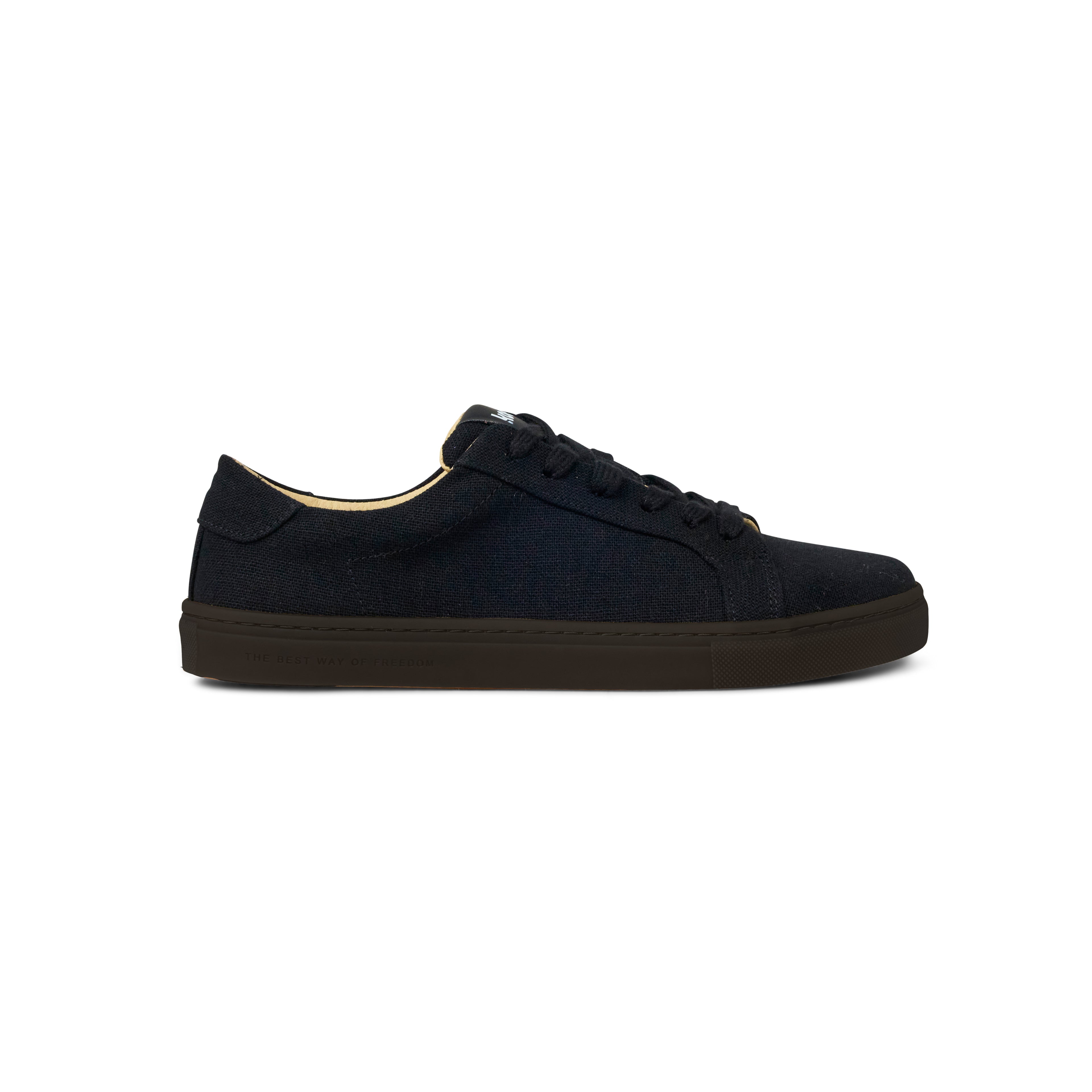 Koel Hazel Canvas All Black - Lonetas barefoot de mujer negras