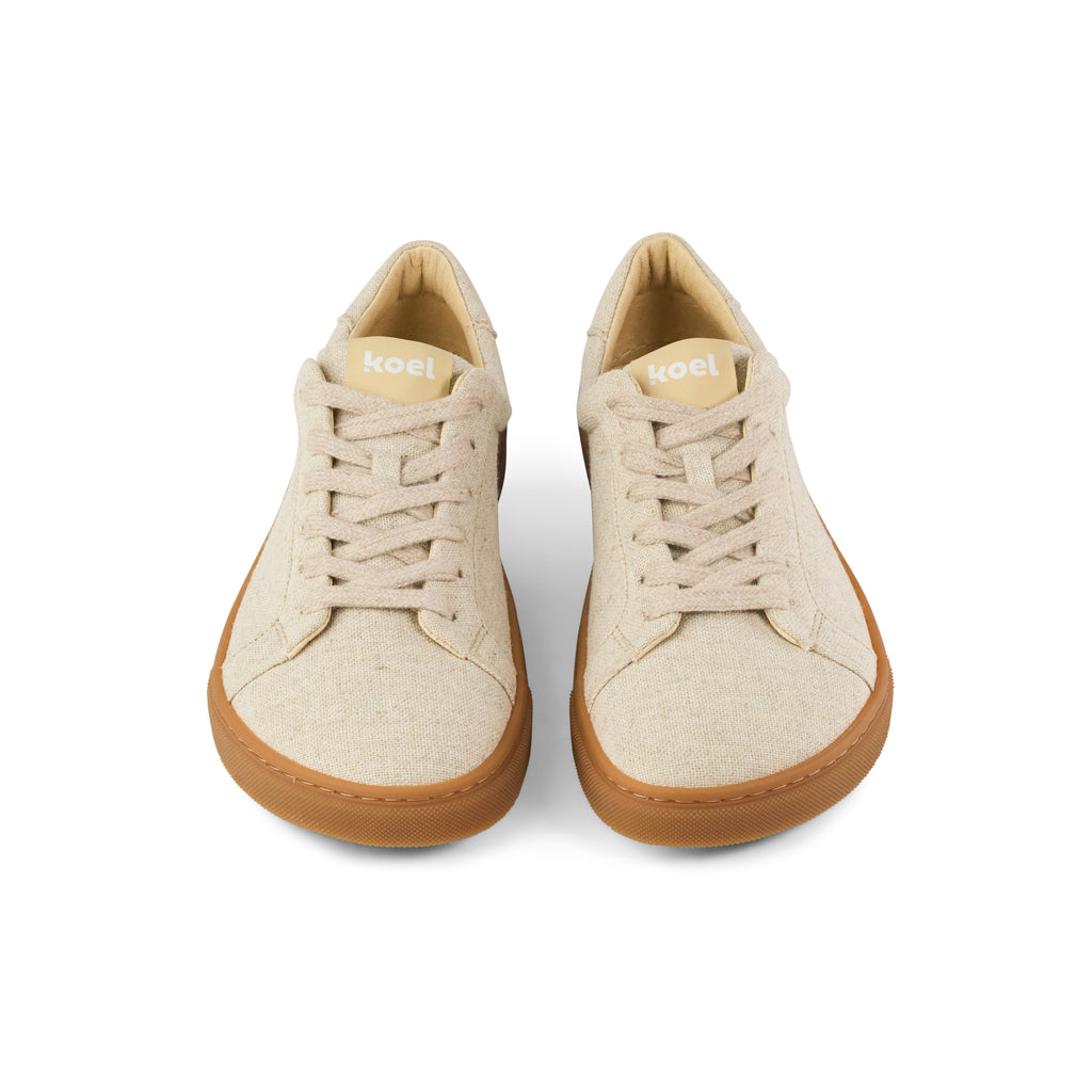 Koel Hazel Canvas Beige Gum - Lonetas barefoot de mujer beige