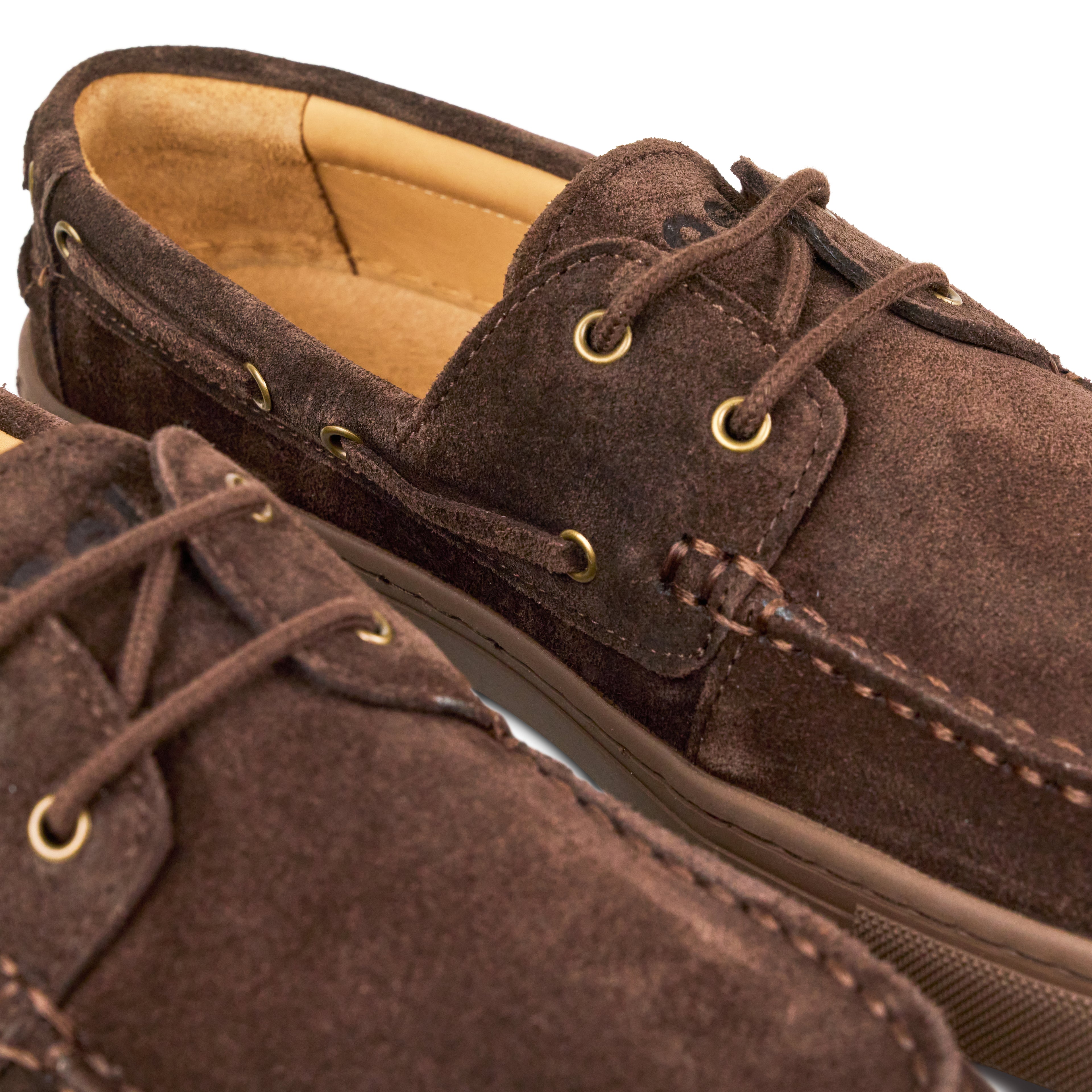 Koel Hivera Suede Brown - Naúticos Barefoot de mujer marrones