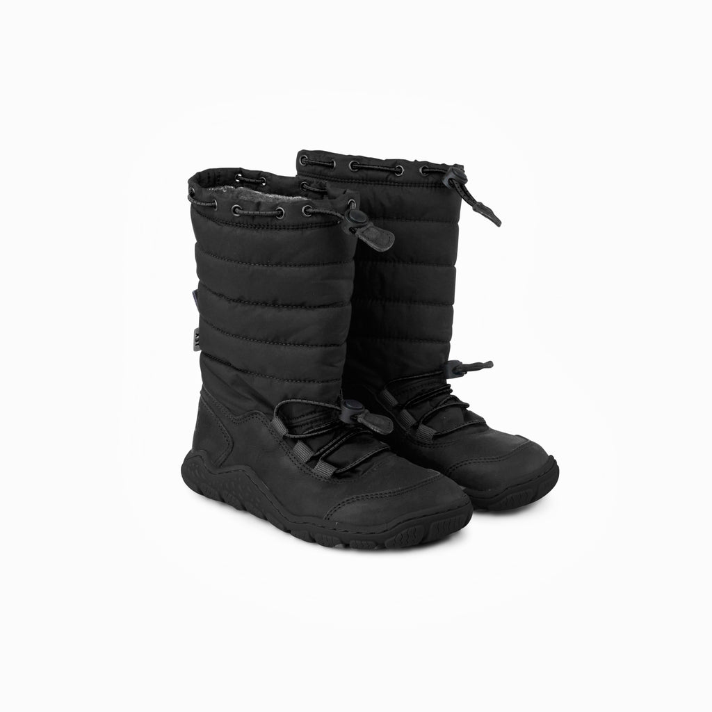 Koel Rana Ladies Black - Botas barefoot de nieve para mujer negras