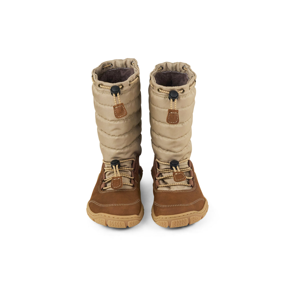 Koel Rana Ladies Chocolate - Botas barefoot de nieve para mujer marrones