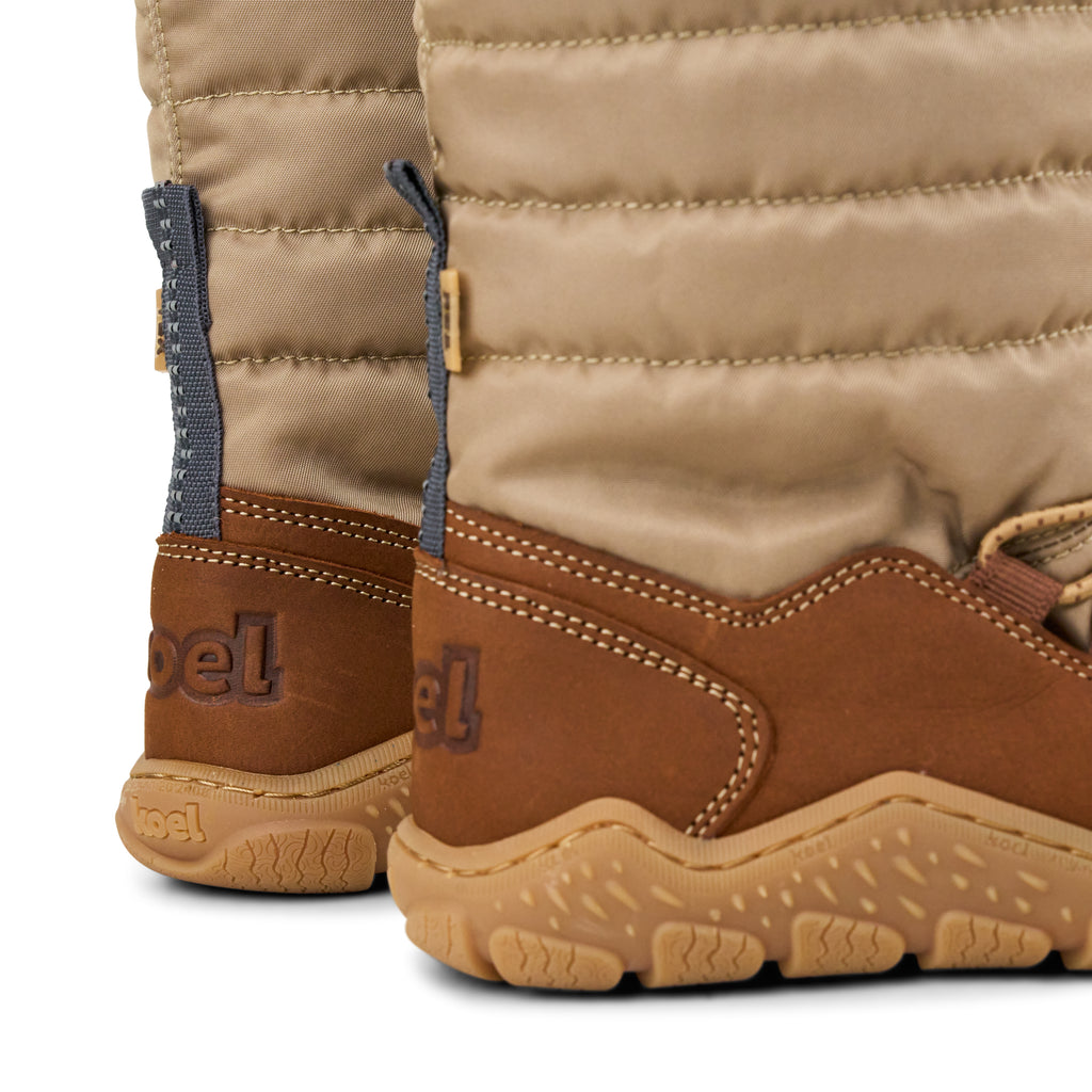 Koel Rana Ladies Chocolate - Botas barefoot de nieve para mujer marrones