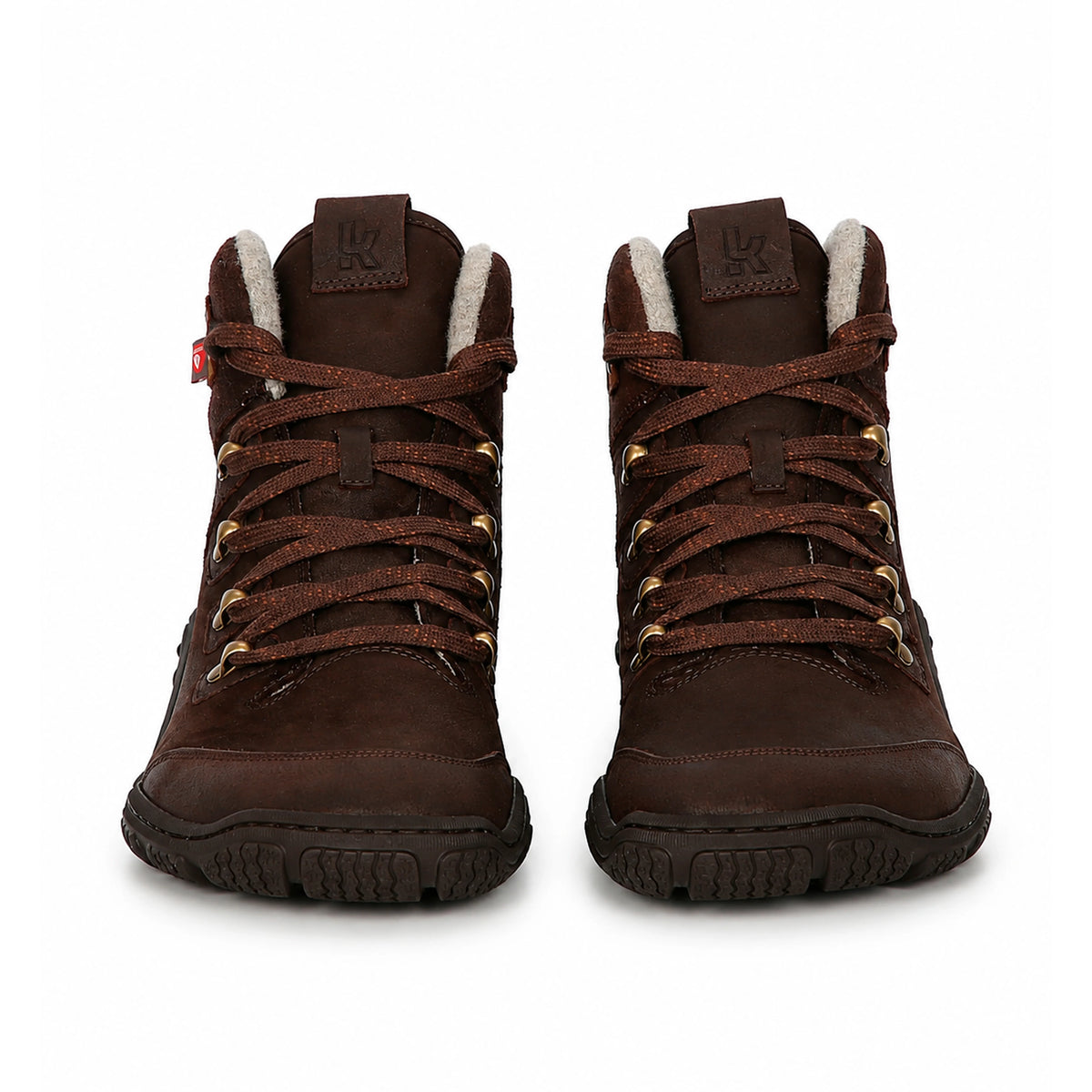 Koel Robo 2.0 Merino Brown  - Botines barefoot calientes para trekking y outdoor marrones