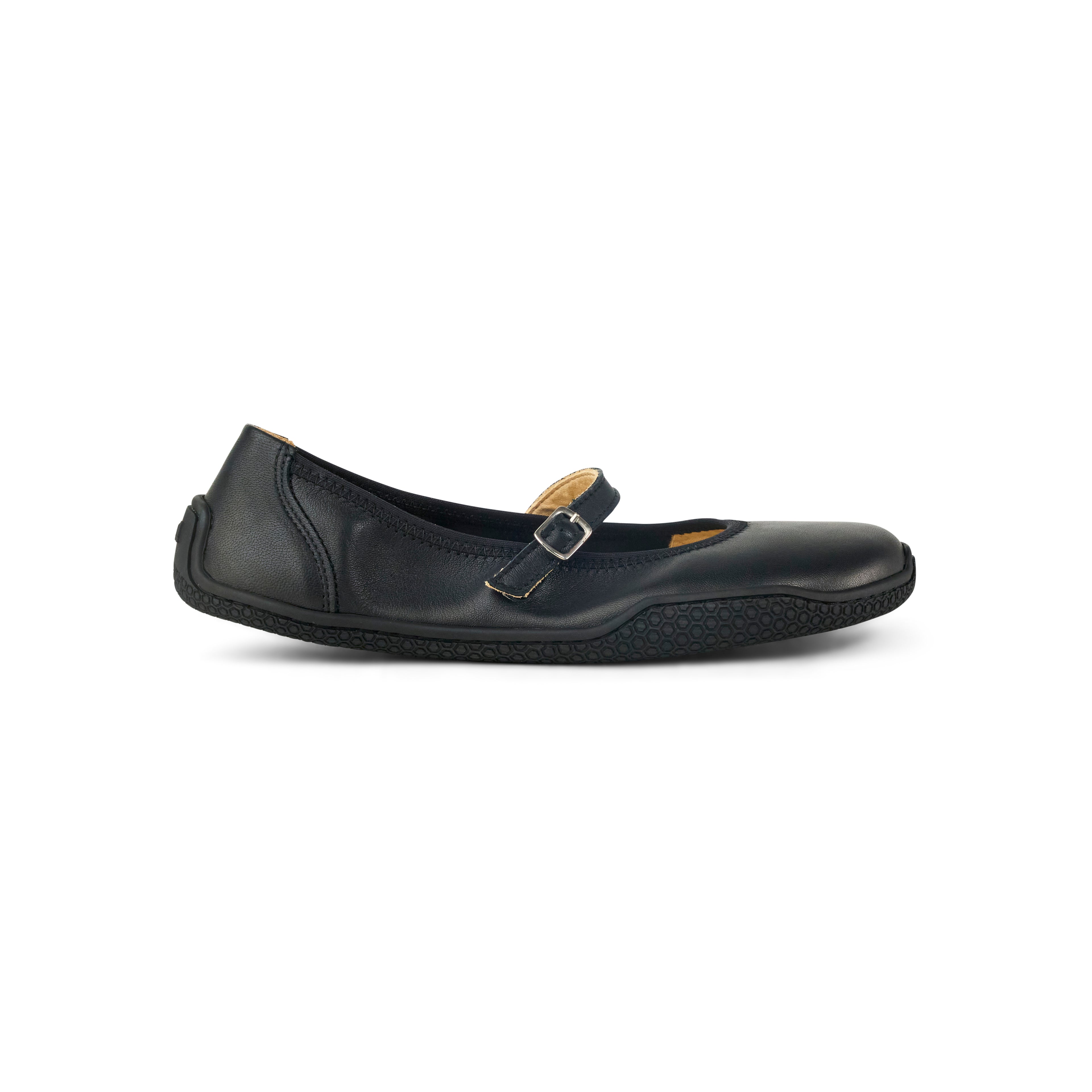 Koel - Valeria Leather Black - bailarinas barefoot de cuero negras