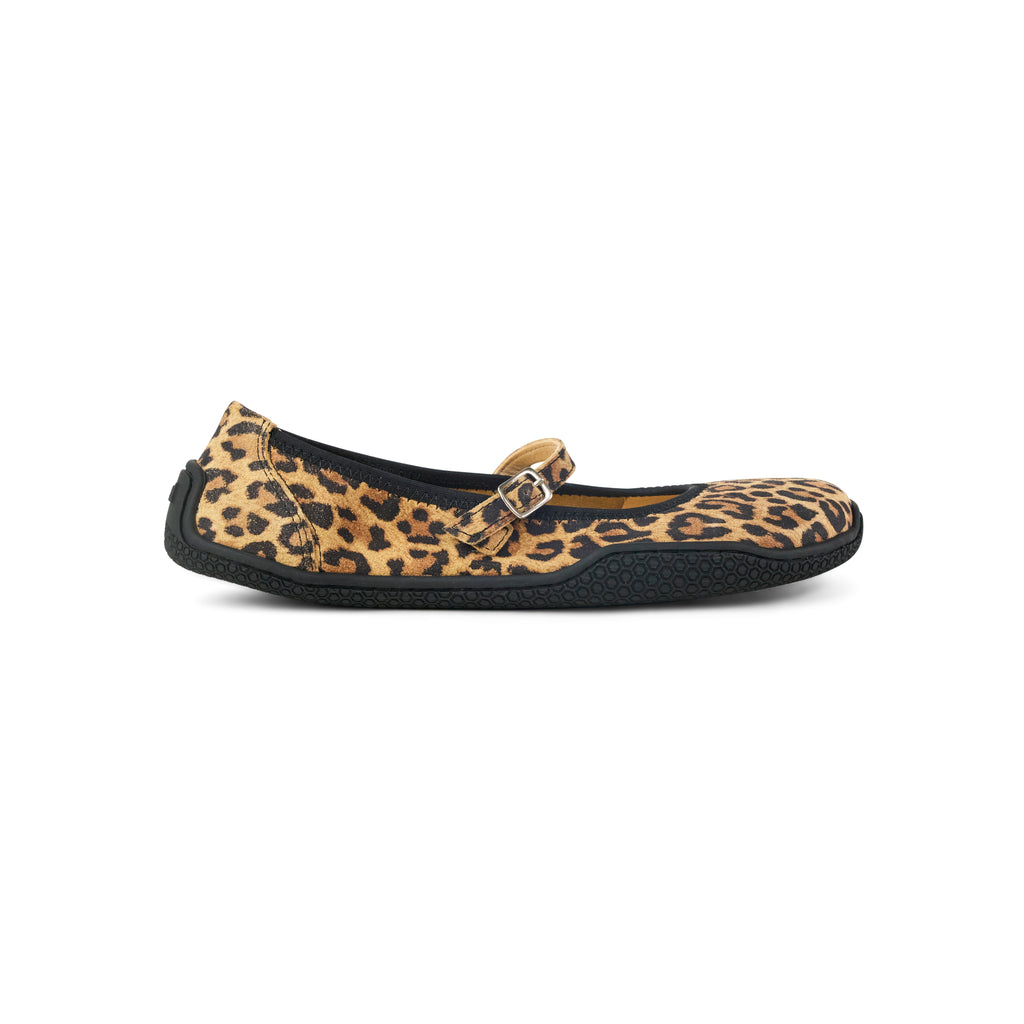 Koel Valeria Suede Leo - bailarinas barefoot con estampado de leopardo