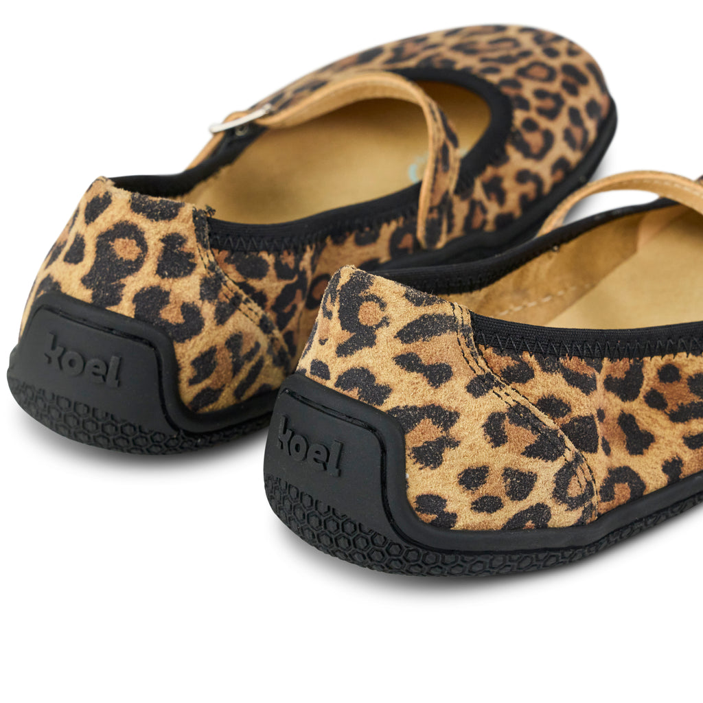 Koel Valeria Suede Leo - bailarinas barefoot con estampado de leopardo