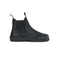 Koel Gavien Suede Felt Black - Botines Chelsea barefoot calientes estilo chunky negros