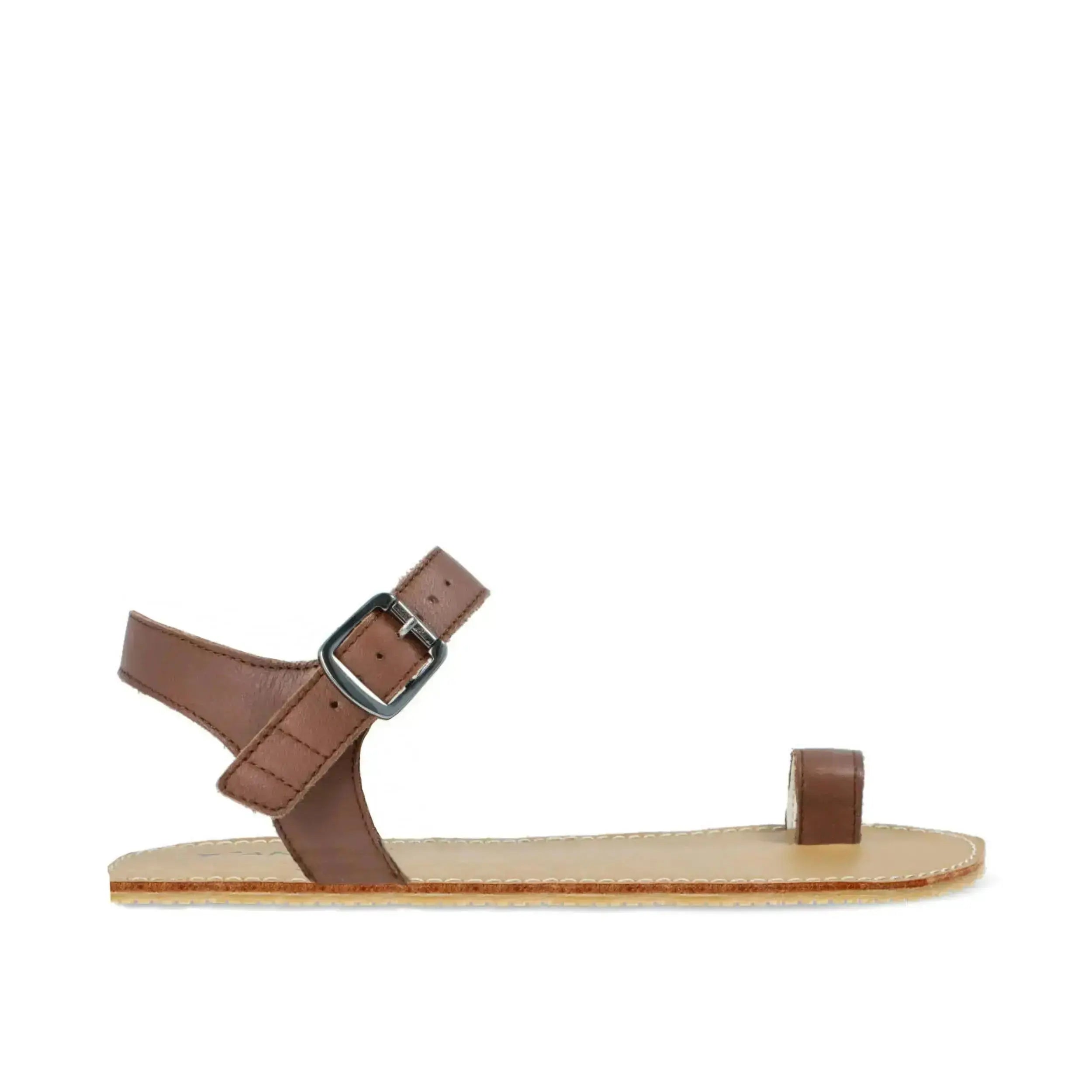 Angles Fashion - Aura Brown - Sandalias barefoot marrones para mujer