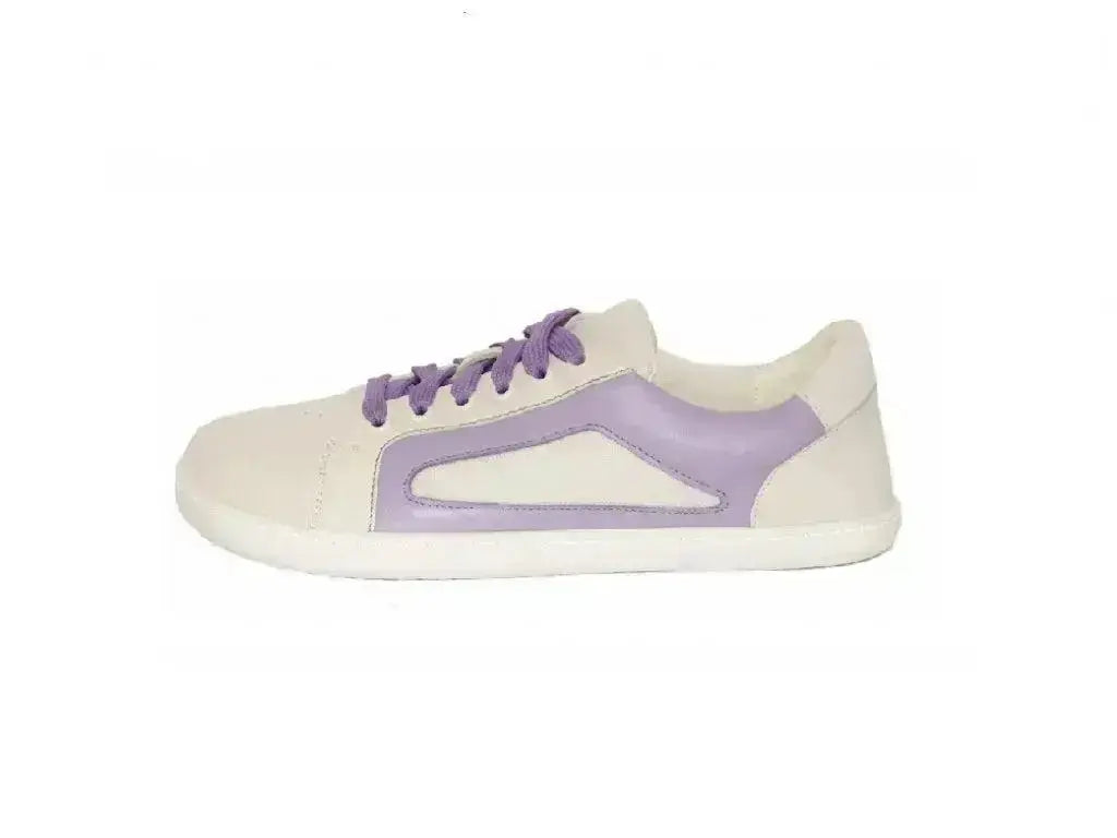 Antal - Aire Lilla - Zapatillas barefoot unisex blanco y lila