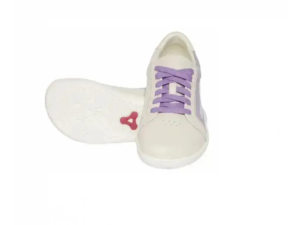 Antal - Aire Lilla - Zapatillas barefoot unisex blanco y lila