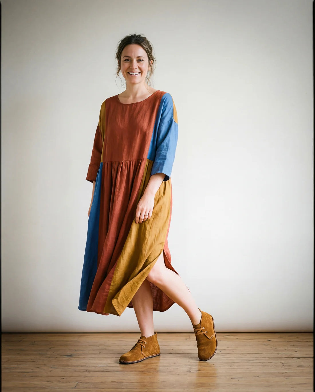 Gaucho Ninja Barefoot Pals Wide Desert Brown Suede - Botines "pisacacas" barefoot unisex marrones