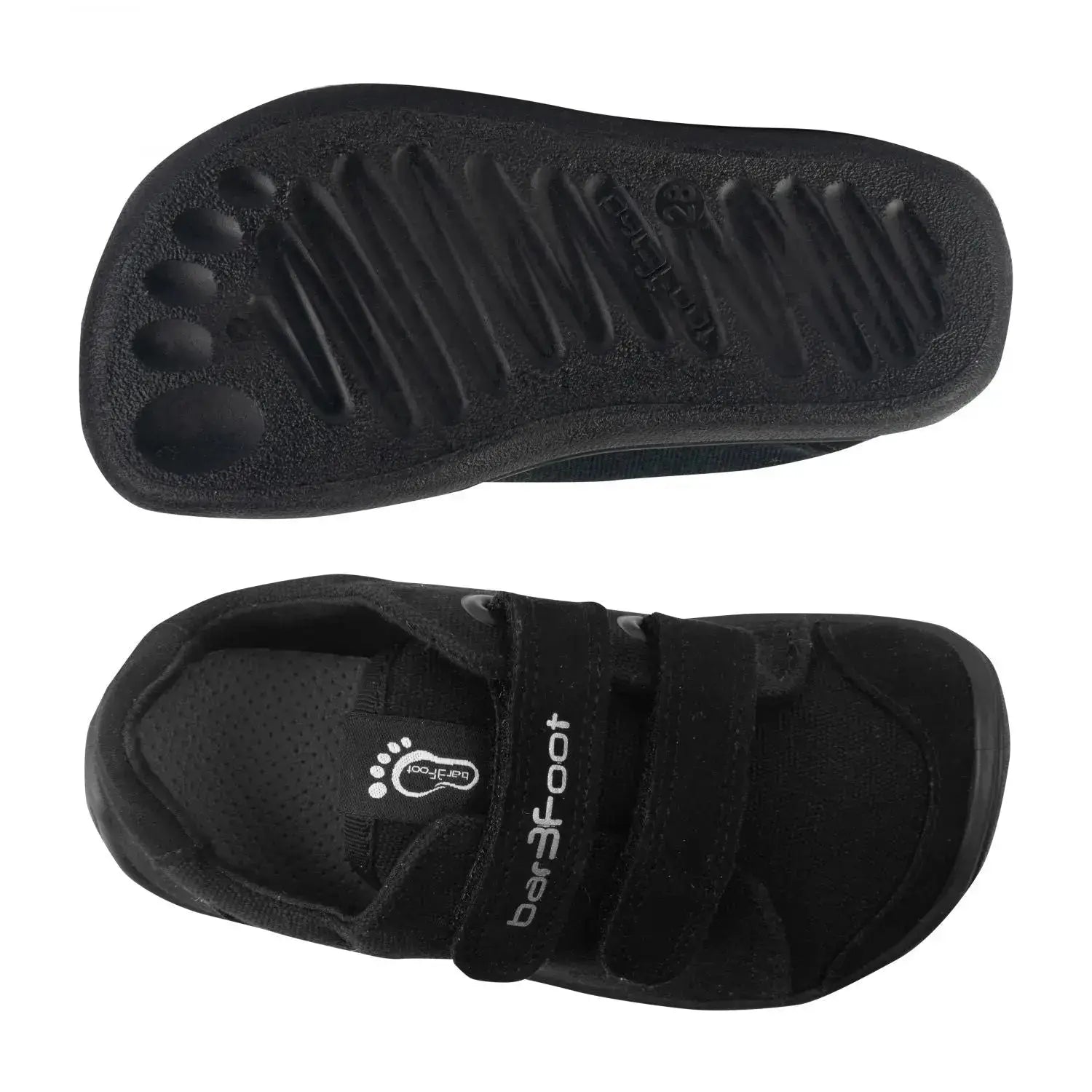 Bar3foot - Elf Denver Vegan 3BE29V/1R - Zapatillas barefoot infantiles negro