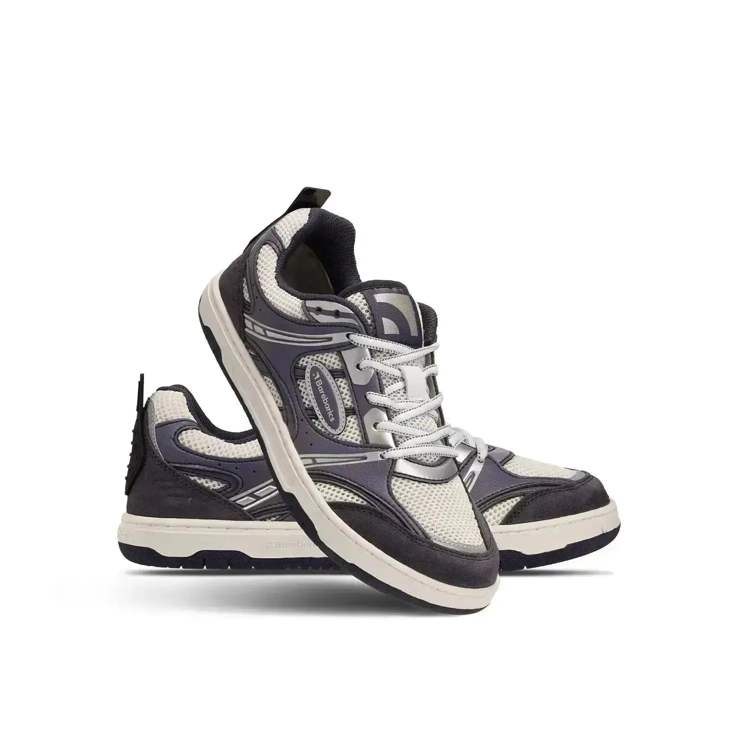 Barebarics - Dropsta Bleu & Argent - Chaussures barefoot