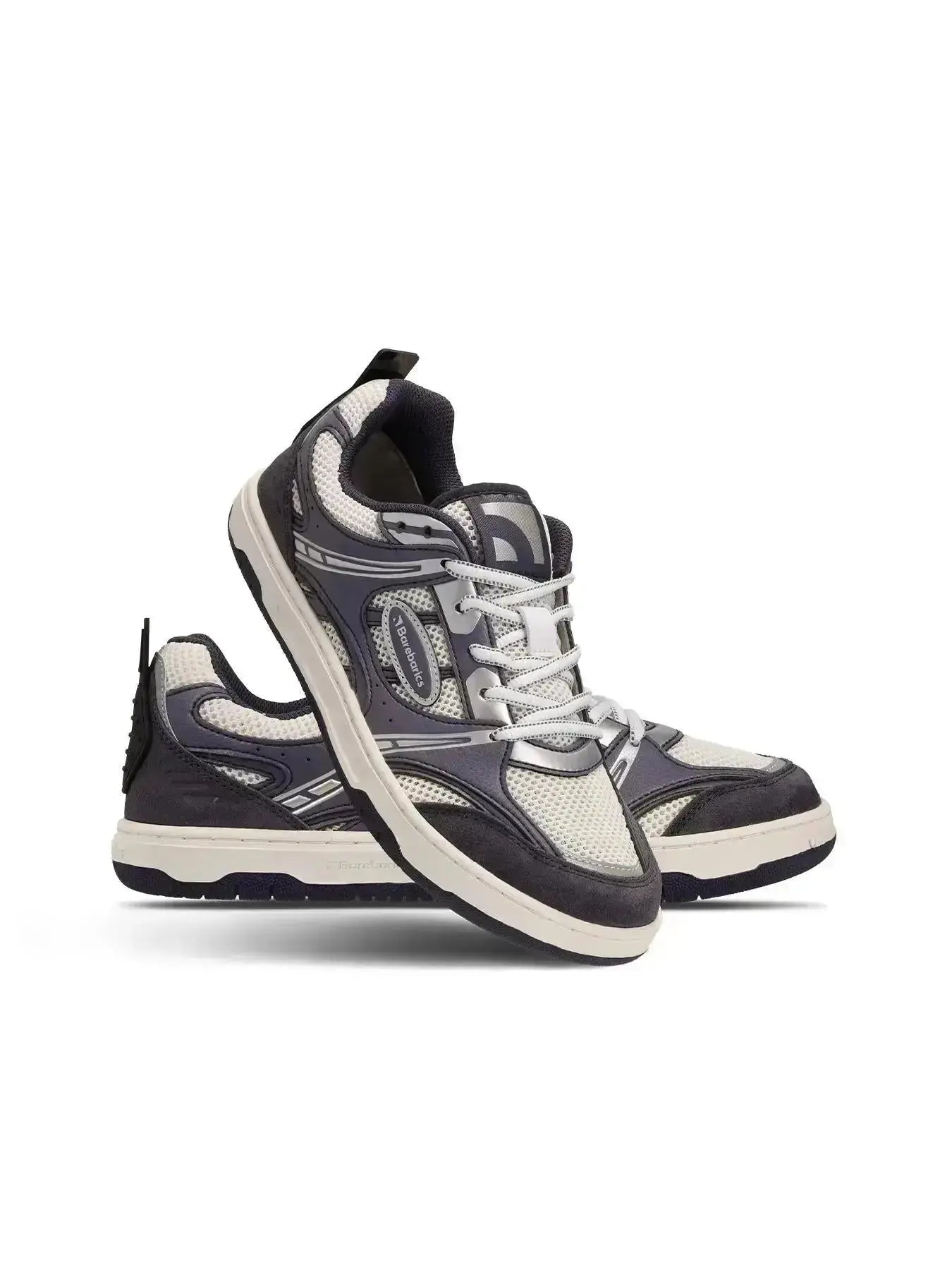 Barebarics - Dropsta Bleu & Argent - Chaussures barefoot
