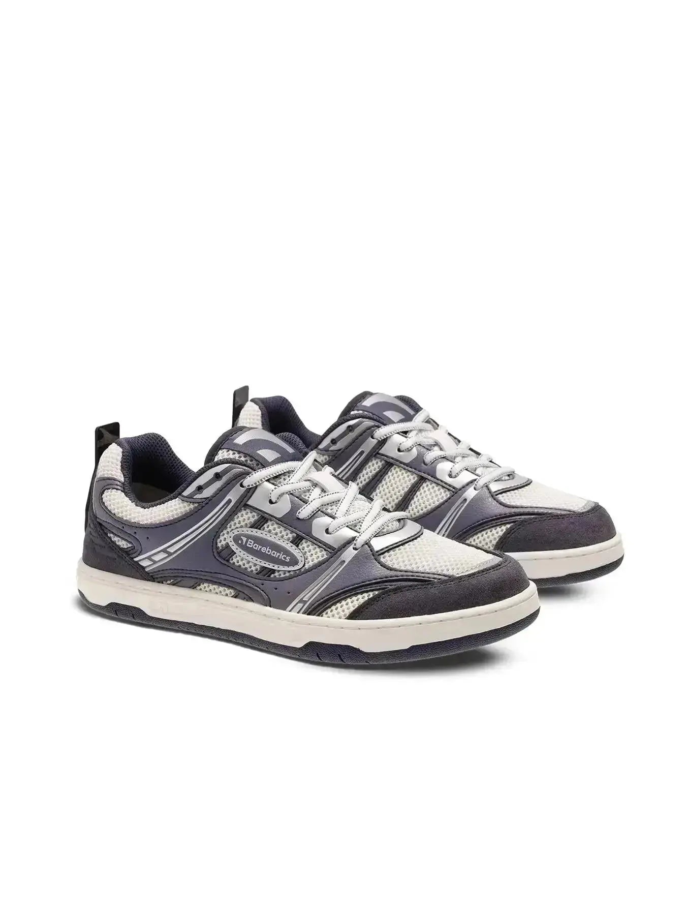 Barebarics - Dropsta Bleu & Argent - Chaussures barefoot