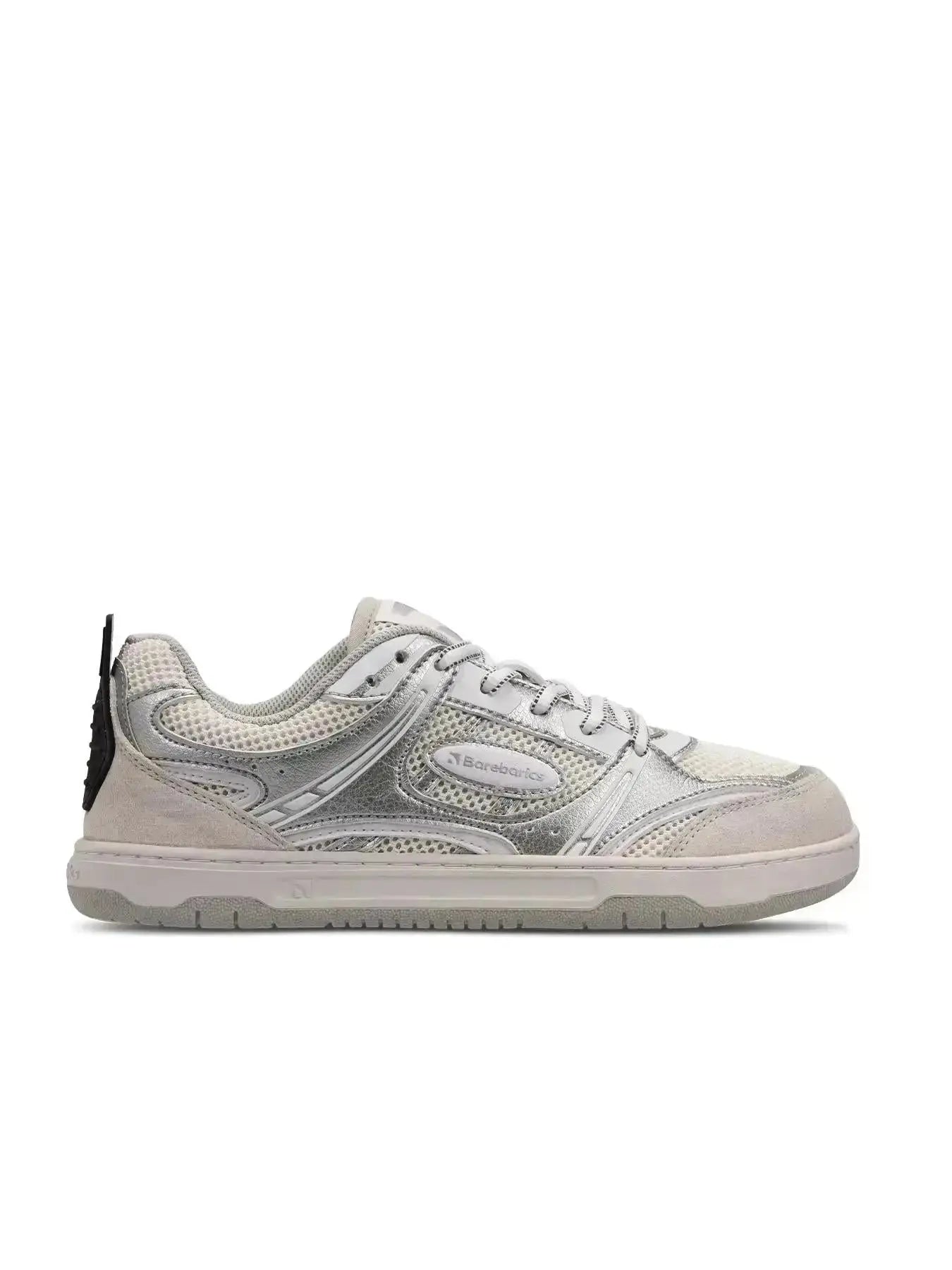 Barebarics - Dropsta Argent & Blanc - Chaussures barefoot