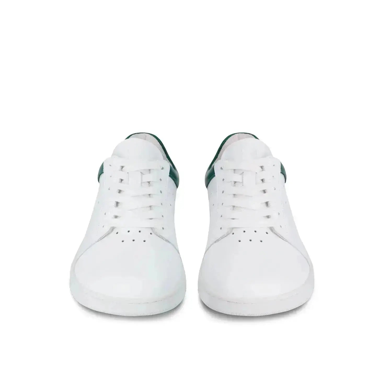Barebarics - Enigma White & Dark Green - Zapatillas barefoot unisex blanco y verde