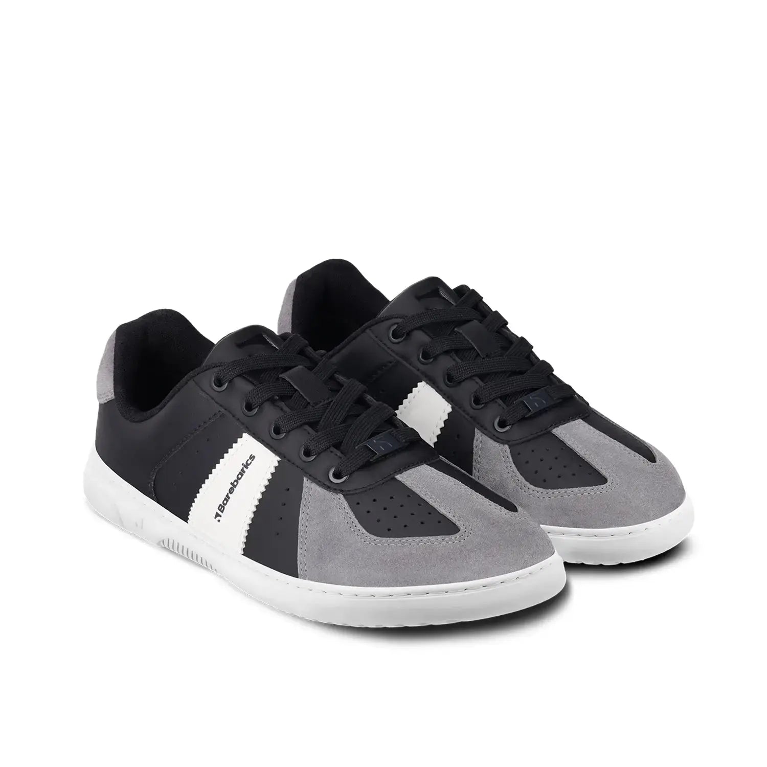 Barebarics - Icara Black & Dark Grey – Zapatillas barefoot unisex negro