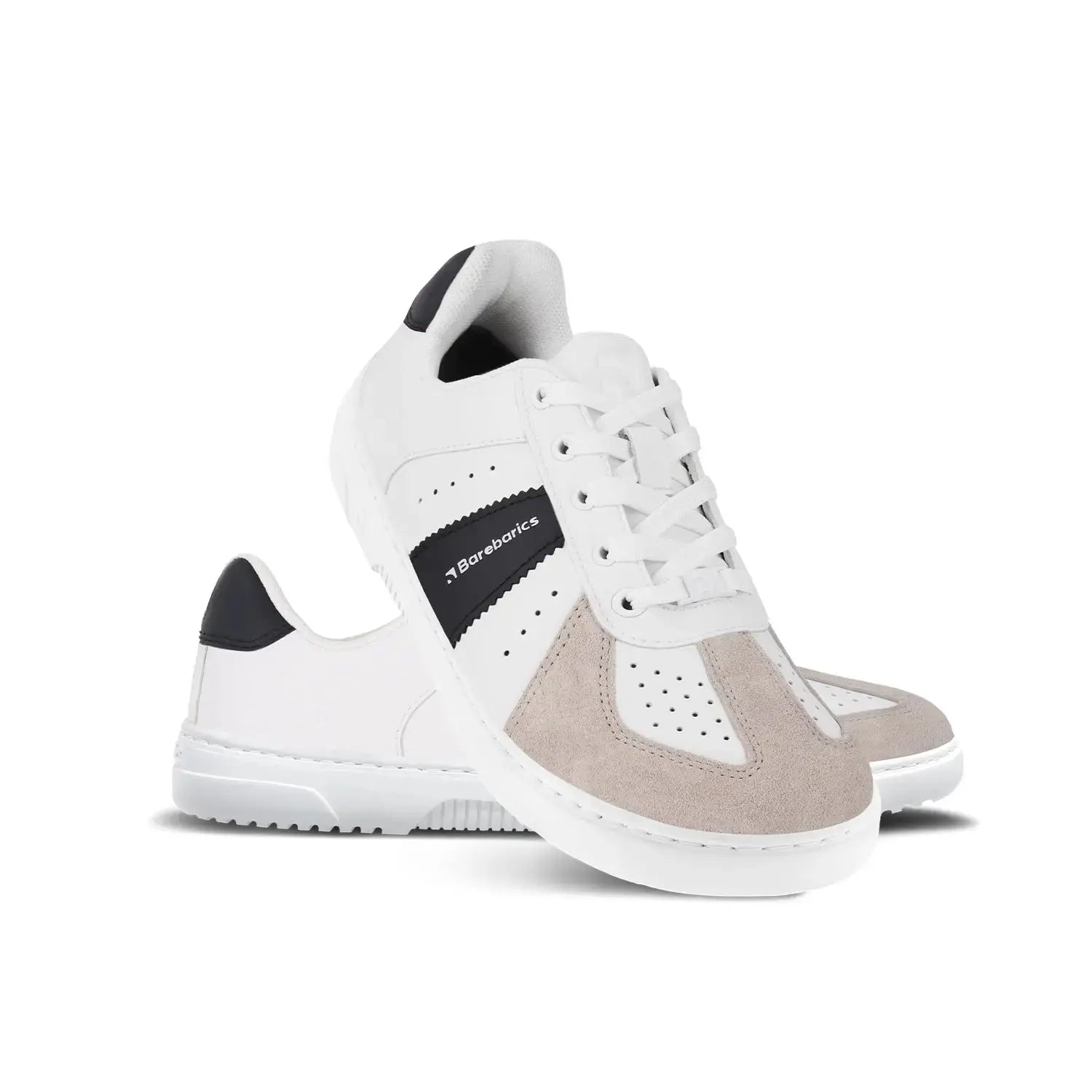 Barebarics - Icara Blanc & Beige – Chaussures barefoot