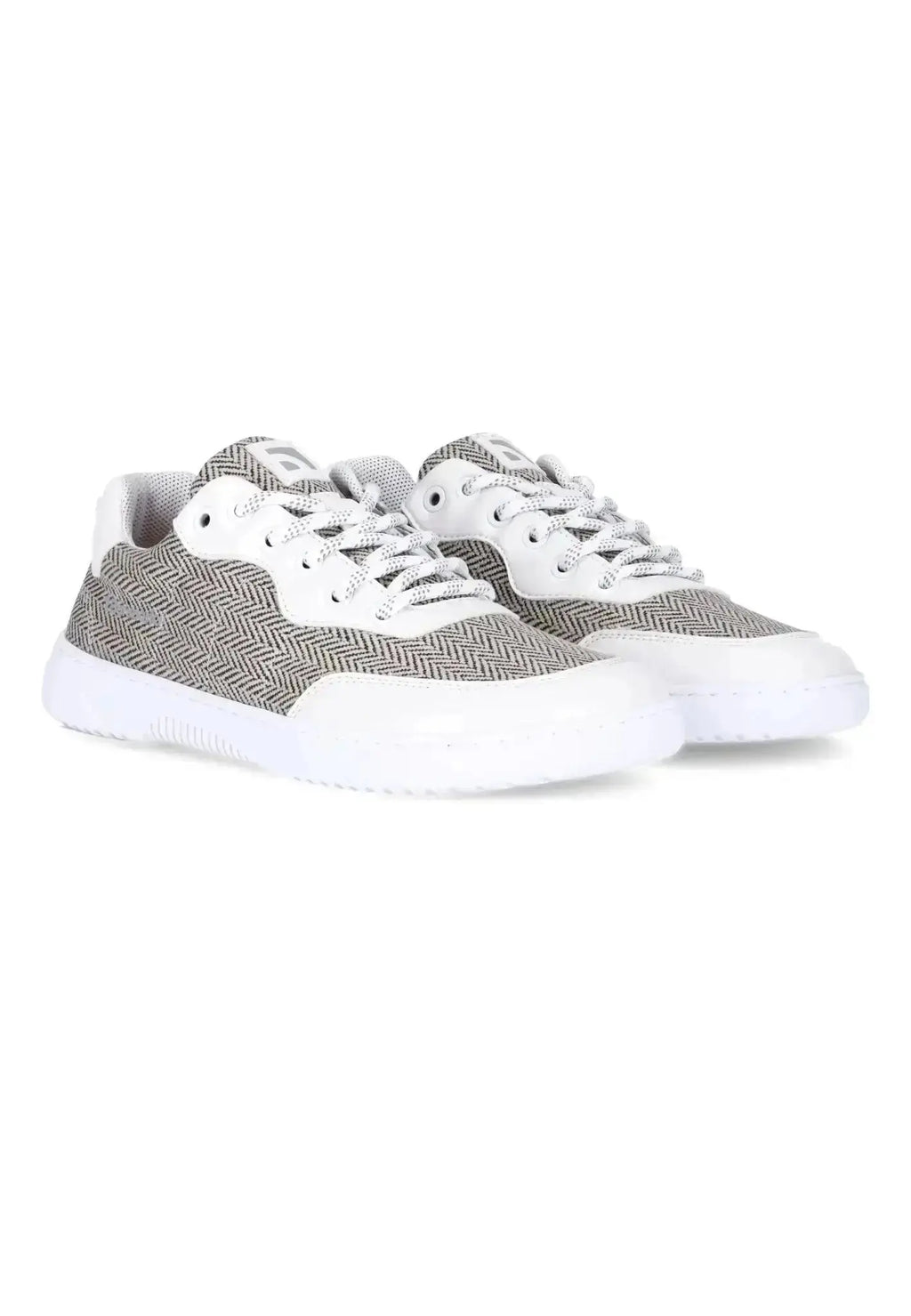 Barebarics - Kudos White & Grey Talla 43 - Zapatillas barefoot unisex blanco