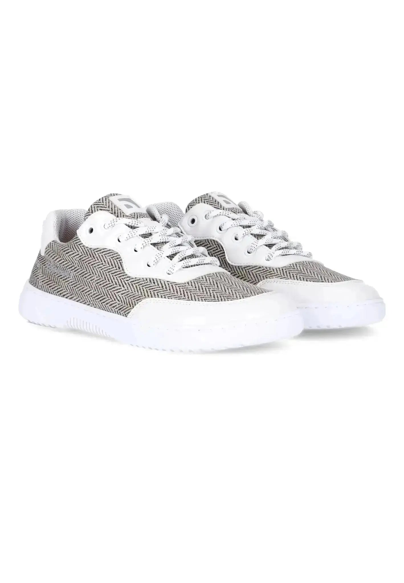 Barebarics - Kudos White & Grey Talla 43 - Zapatillas barefoot unisex blanco