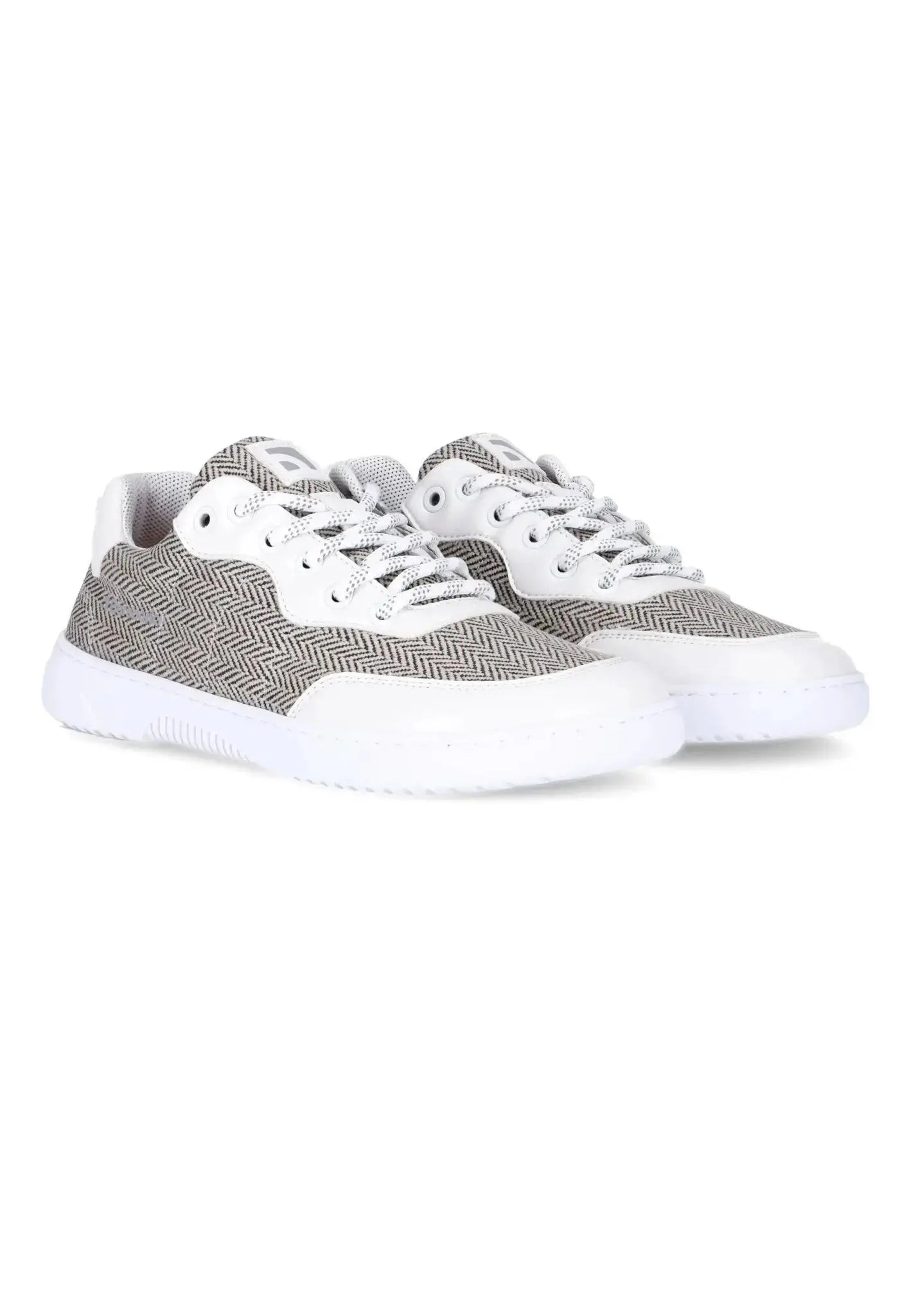 Barebarics - Kudos White & Grey Talla 43 - Zapatillas barefoot unisex blanco