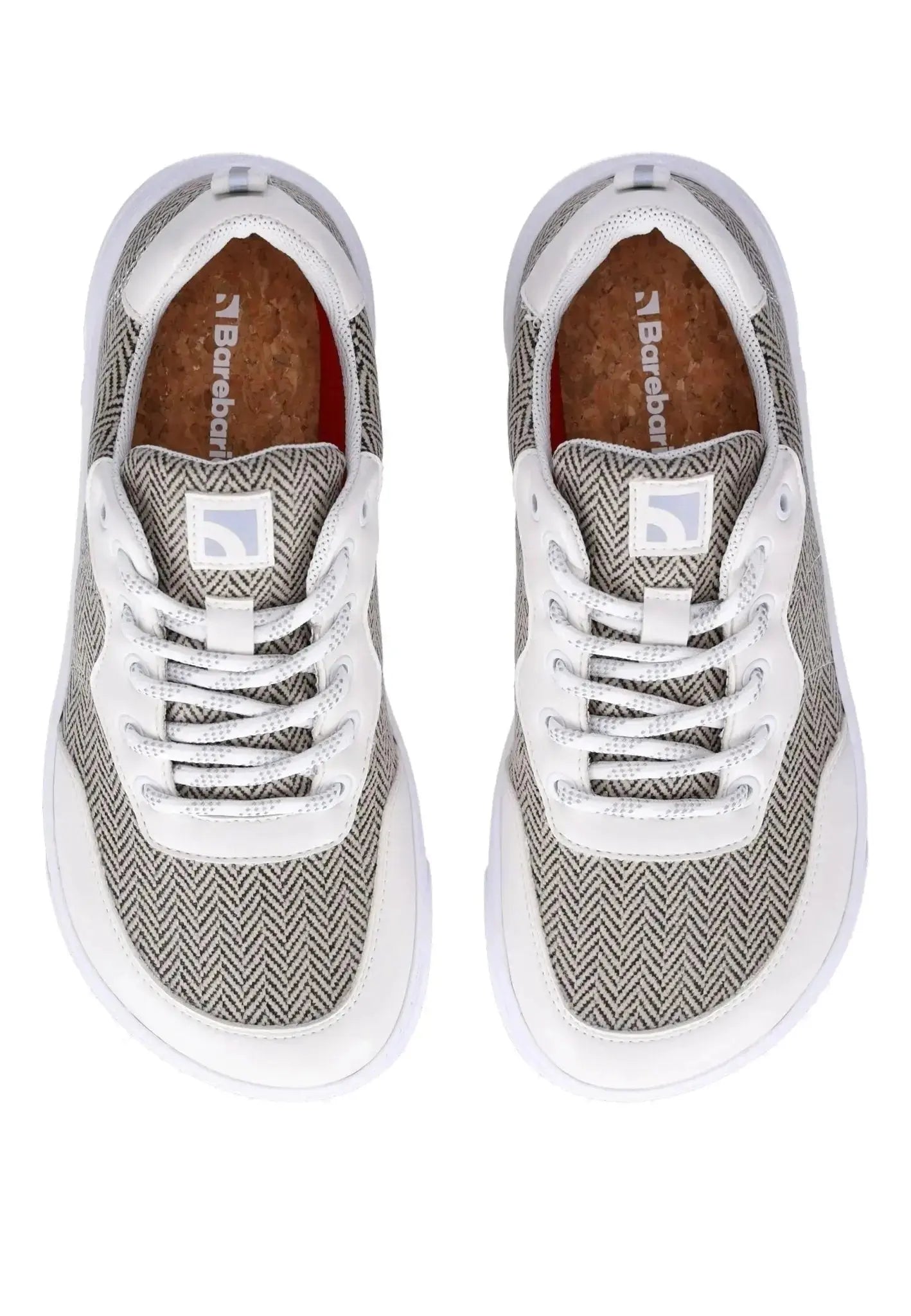 Barebarics - Kudos White & Grey Talla 43 - Zapatillas barefoot unisex blanco