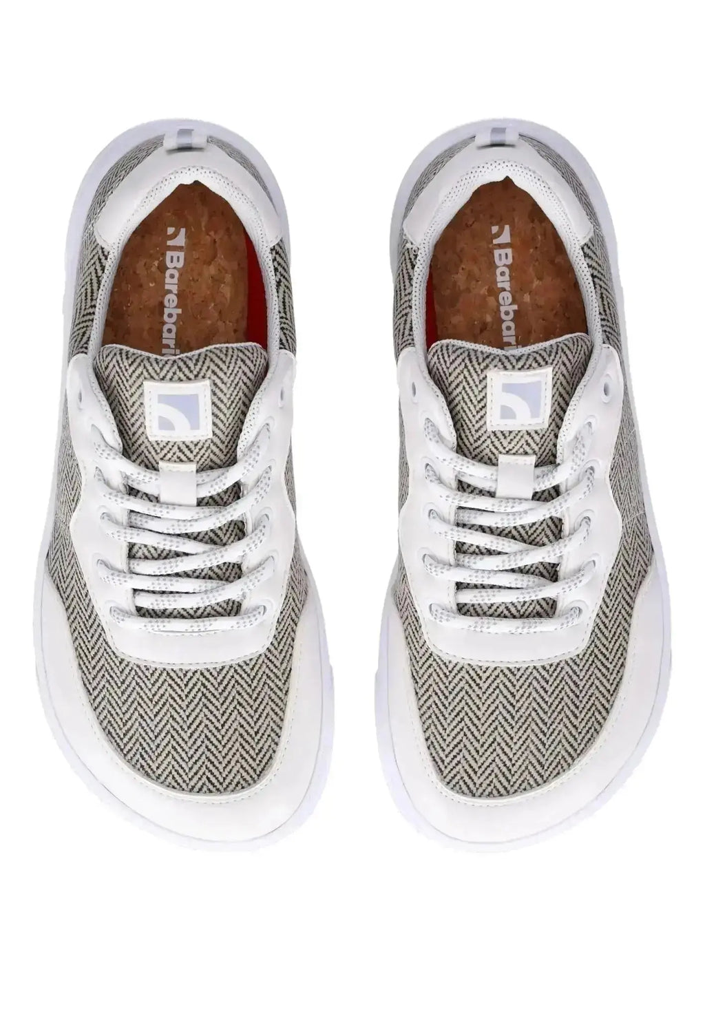 Barebarics - Kudos White & Grey Talla 43 - Zapatillas barefoot unisex blanco