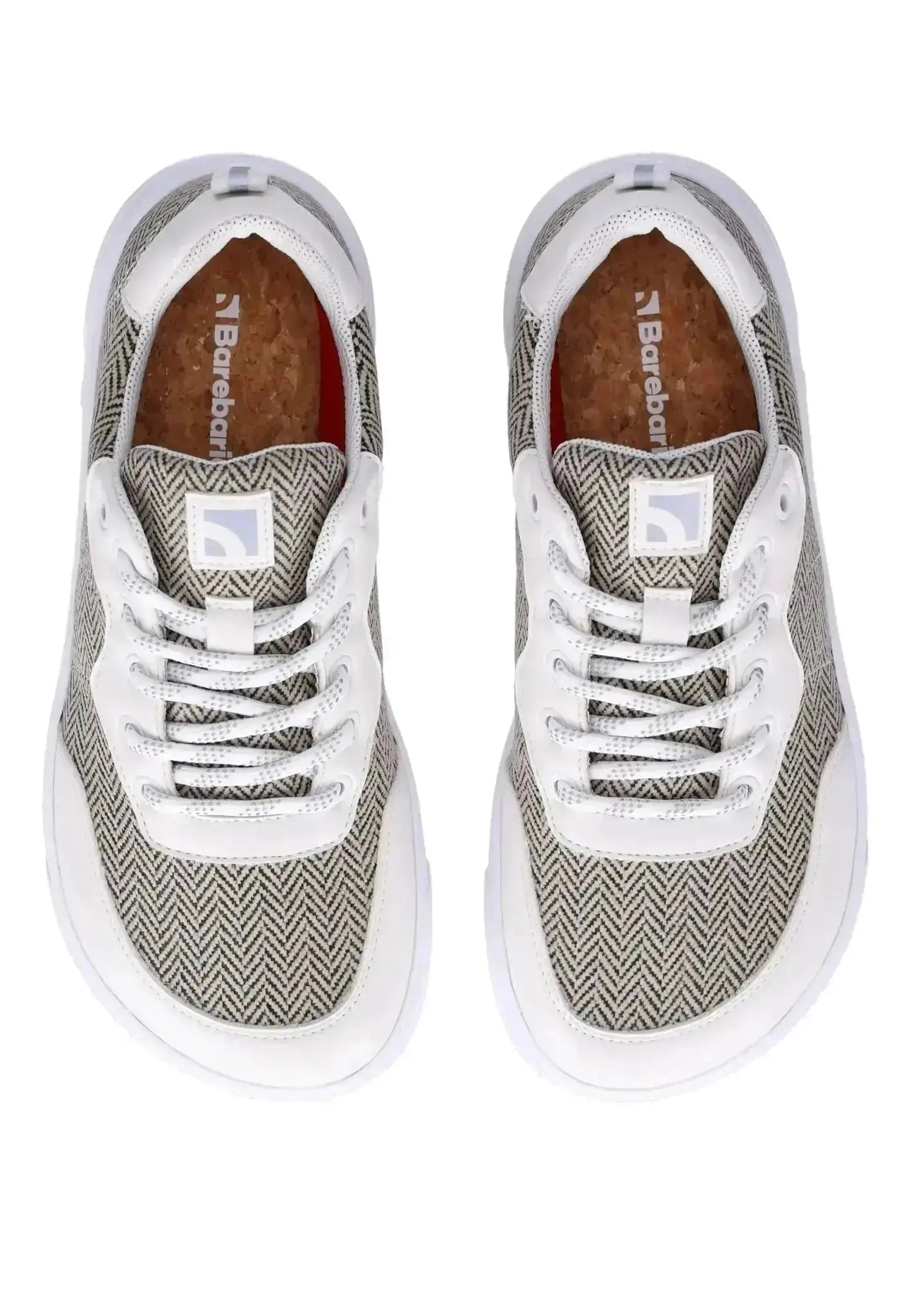 Barebarics - Kudos White & Grey Talla 43 - Zapatillas barefoot unisex blanco