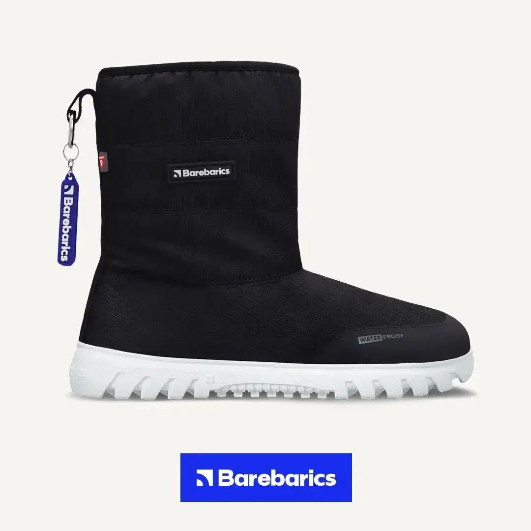 Barebarics - PolarStride Noir - Bottes de neige barefoot