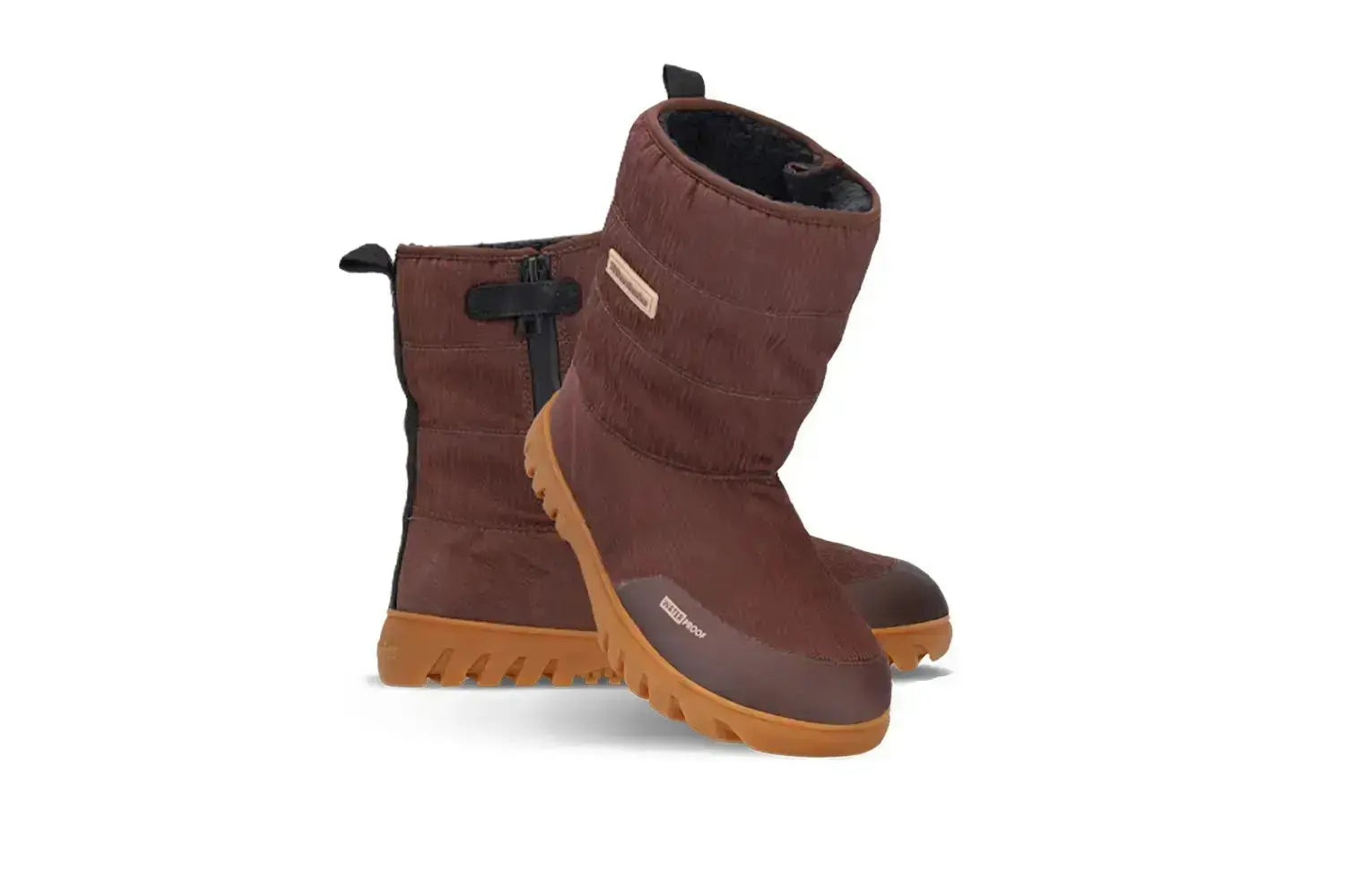 Barebarics - PolarStride Cuivre Brun - Bottes de neige barefoot
