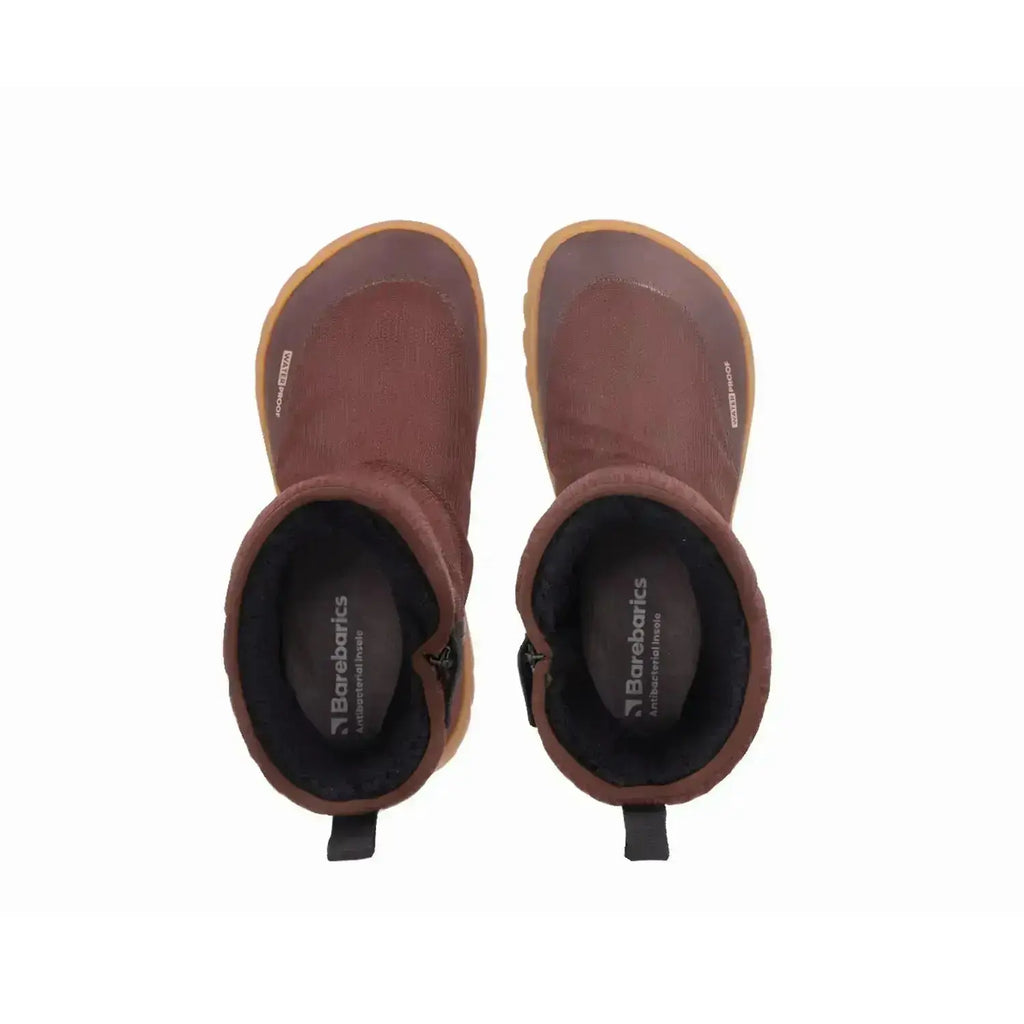 Barebarics - PolarStride Copper Brown - Botas de nieve barefoot