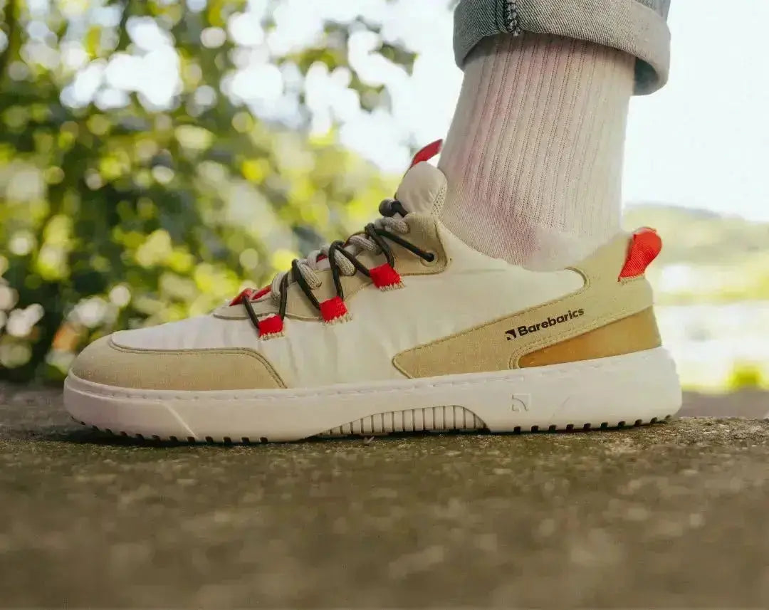 Barebarics - Revive Beige & White - Zapatillas barefoot unisex