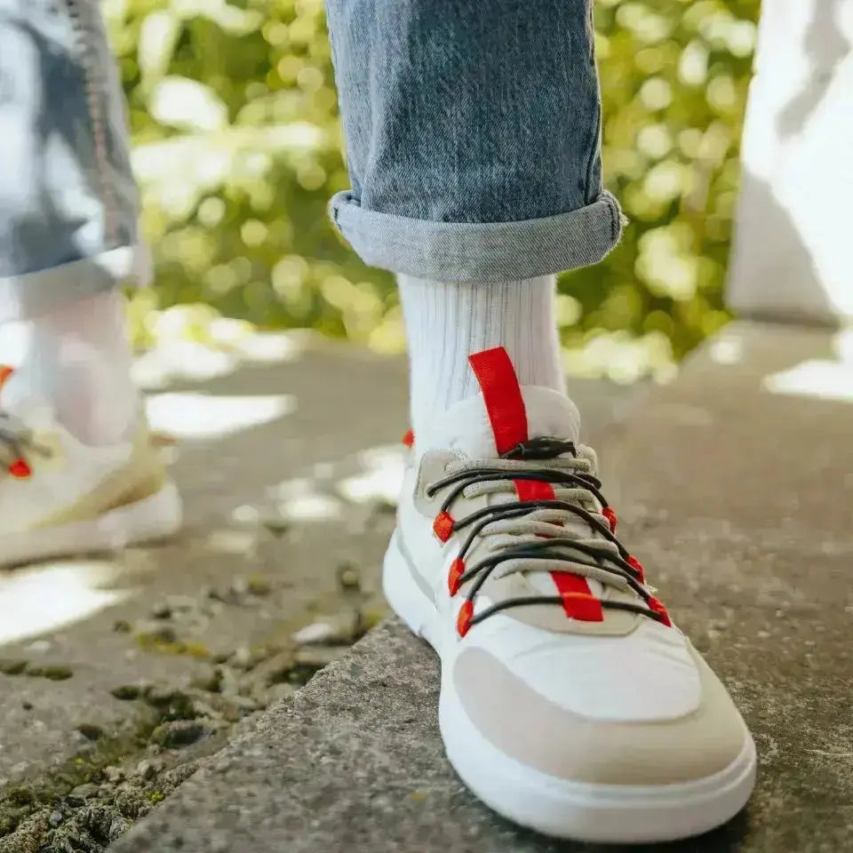 Barebarics - Revive Beige & White - Zapatillas barefoot unisex