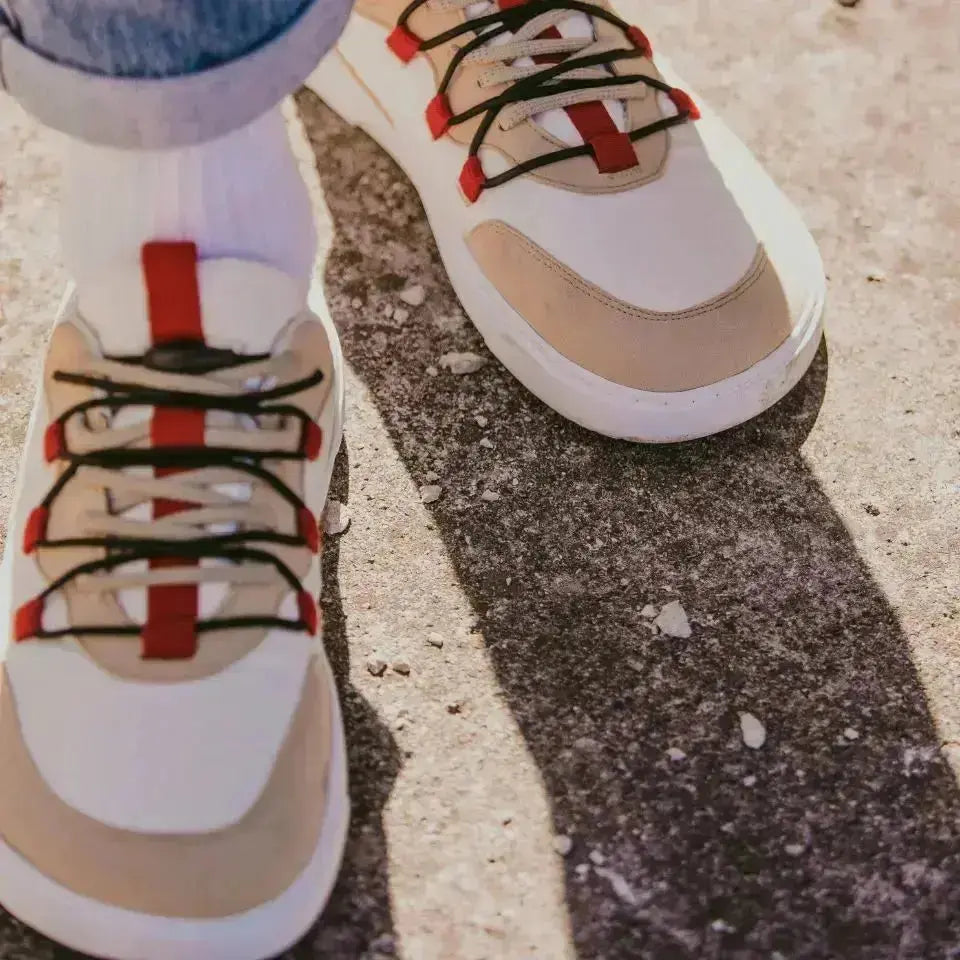 Barebarics - Revive Beige & White - Zapatillas barefoot unisex