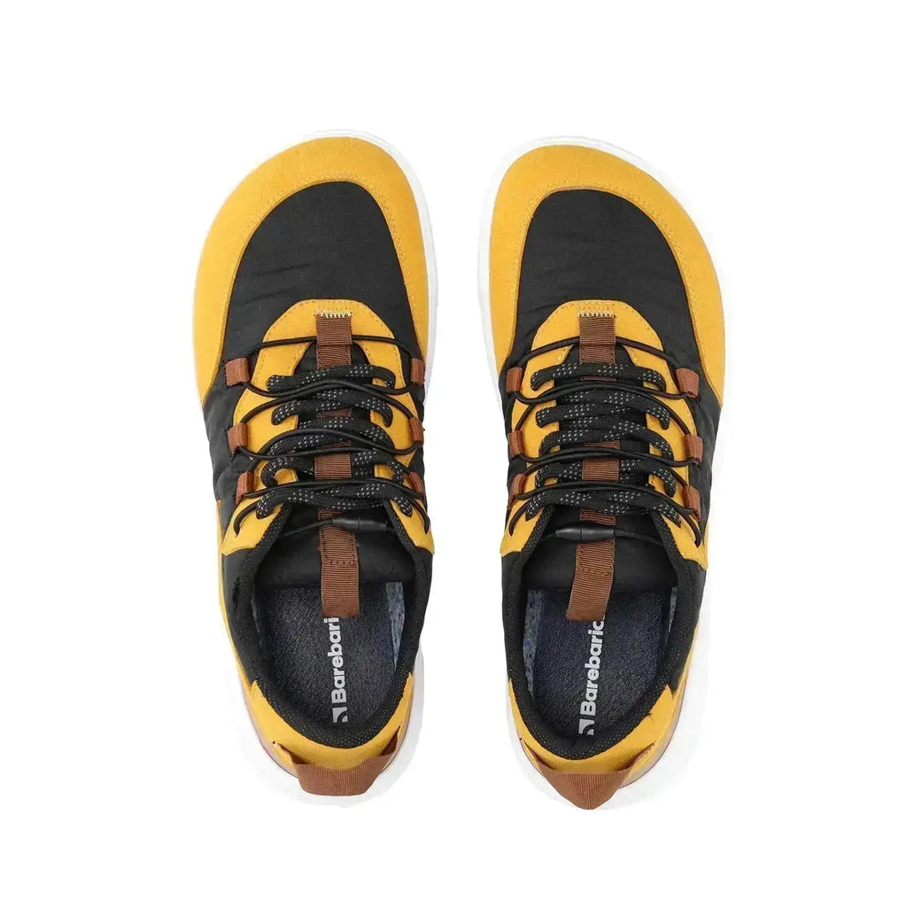 Barebarics - Revive Golden Yellow & Black - Zapatillas barefoot unisex amarillas