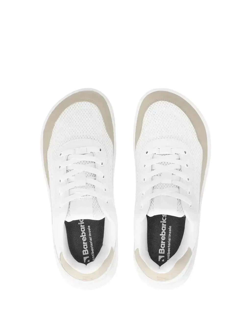Barebarics - Vaporo White & Beige - Zapatillas barefoot unisex blanco