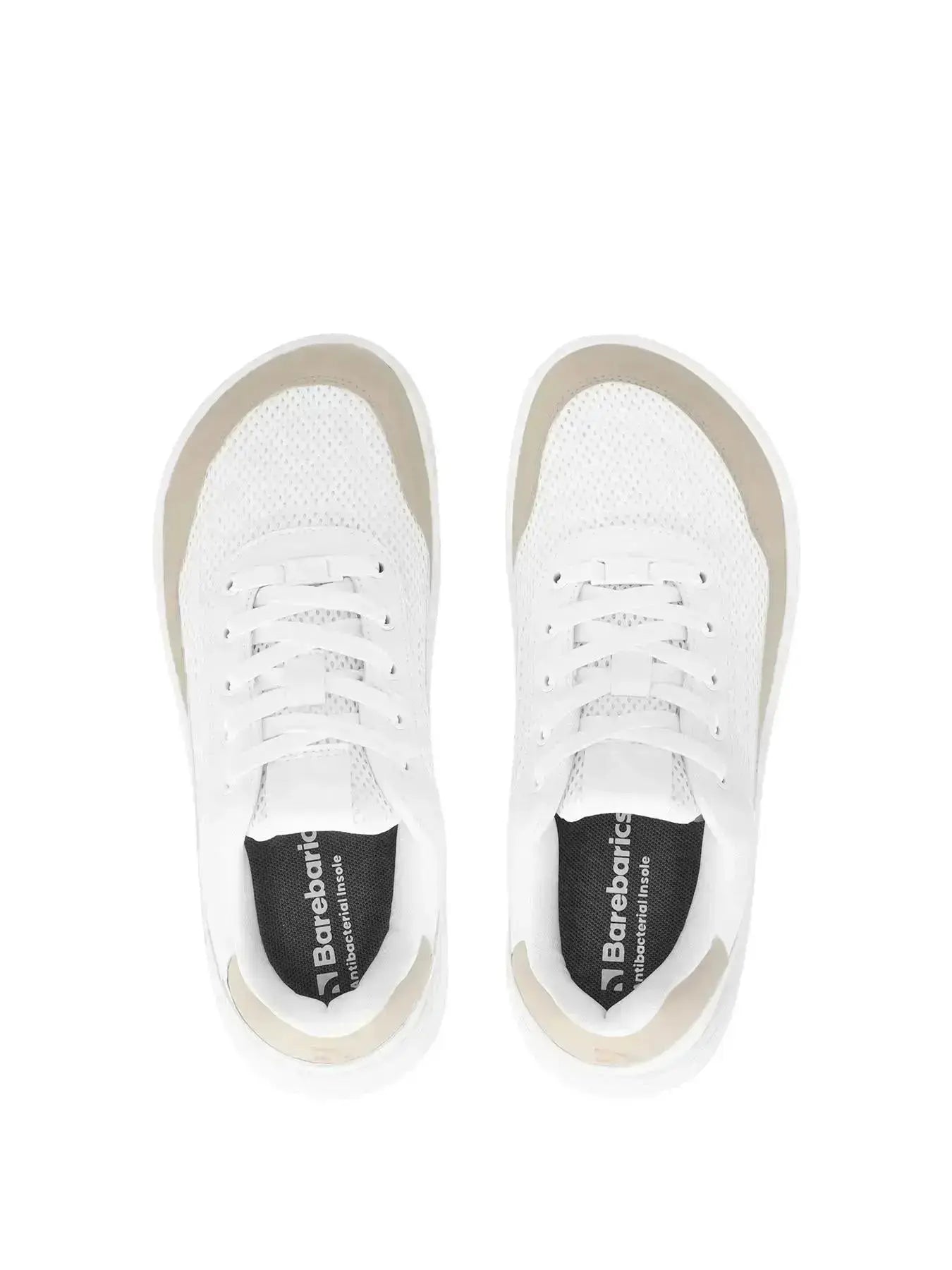Barebarics - Vaporo White & Beige - Zapatillas barefoot unisex blanco