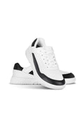 Barebarics - Vaporo White & Black - Zapatillas barefoot unisex blanco y negro