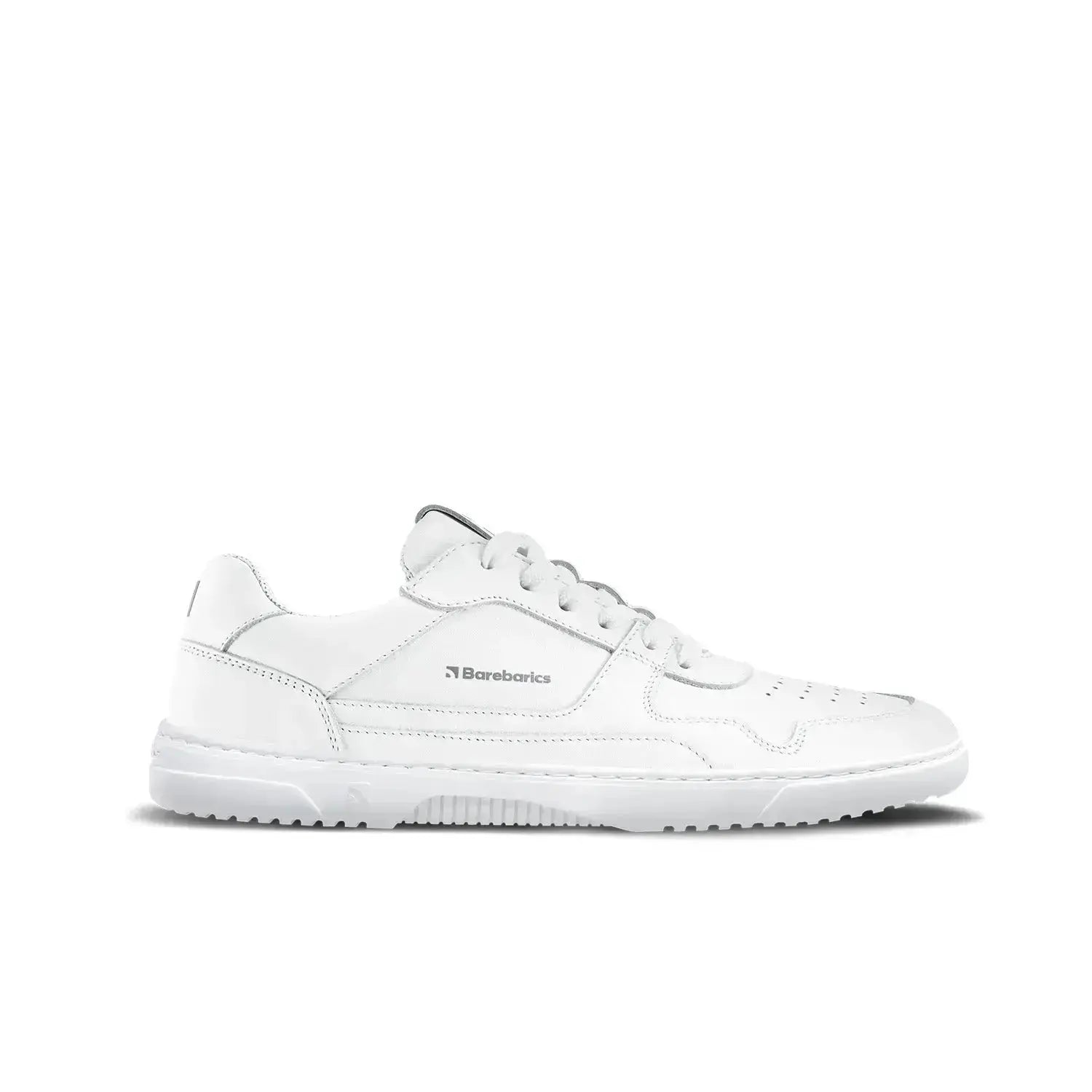 Barebarics - Zing Tout Blanc Cuir - Chaussures barefoot