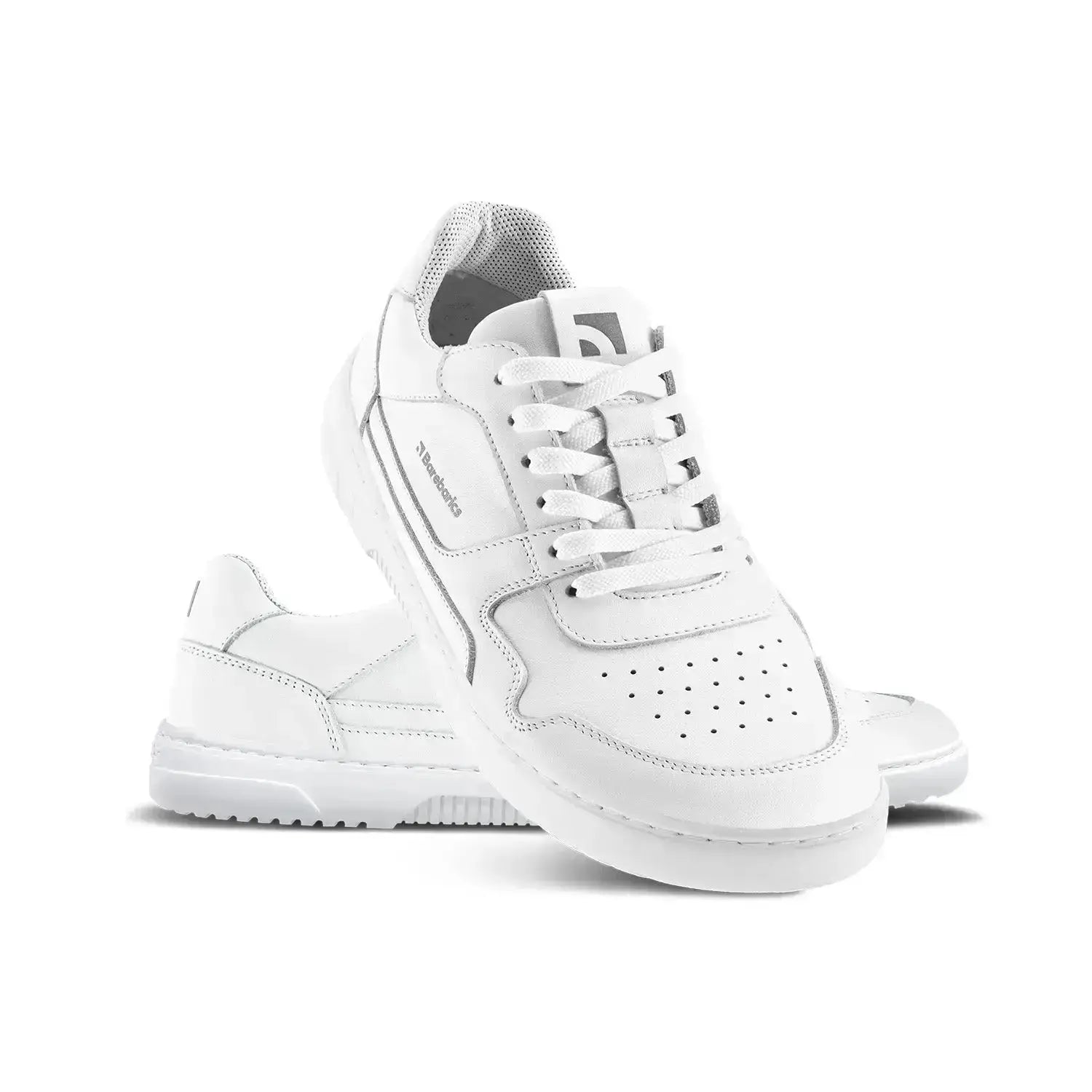 Barebarics - Zing Tout Blanc Cuir - Chaussures barefoot