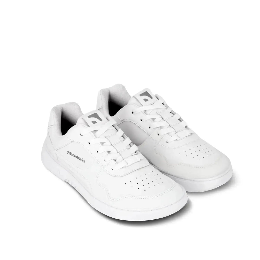 Barebarics - Zing Tout Blanc - Cuir - Chaussures barefoot